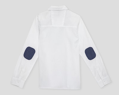 Foto 2 | Foto 2 | Camisa de Cuello Americano Blanca Refill para Niño