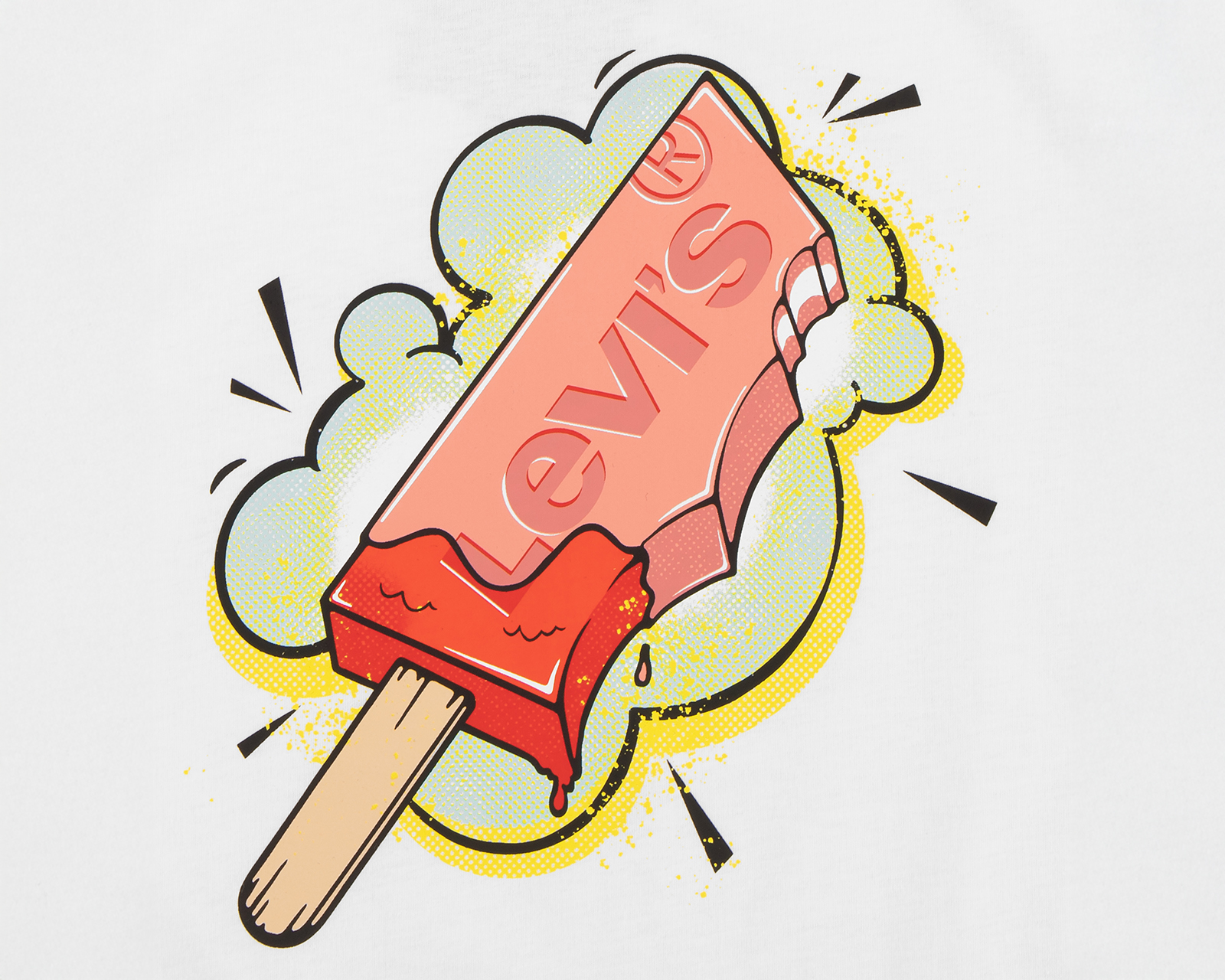 Foto 3 | Foto 3 | Playera de Cuello Redondo Blanca Levi's para Niño