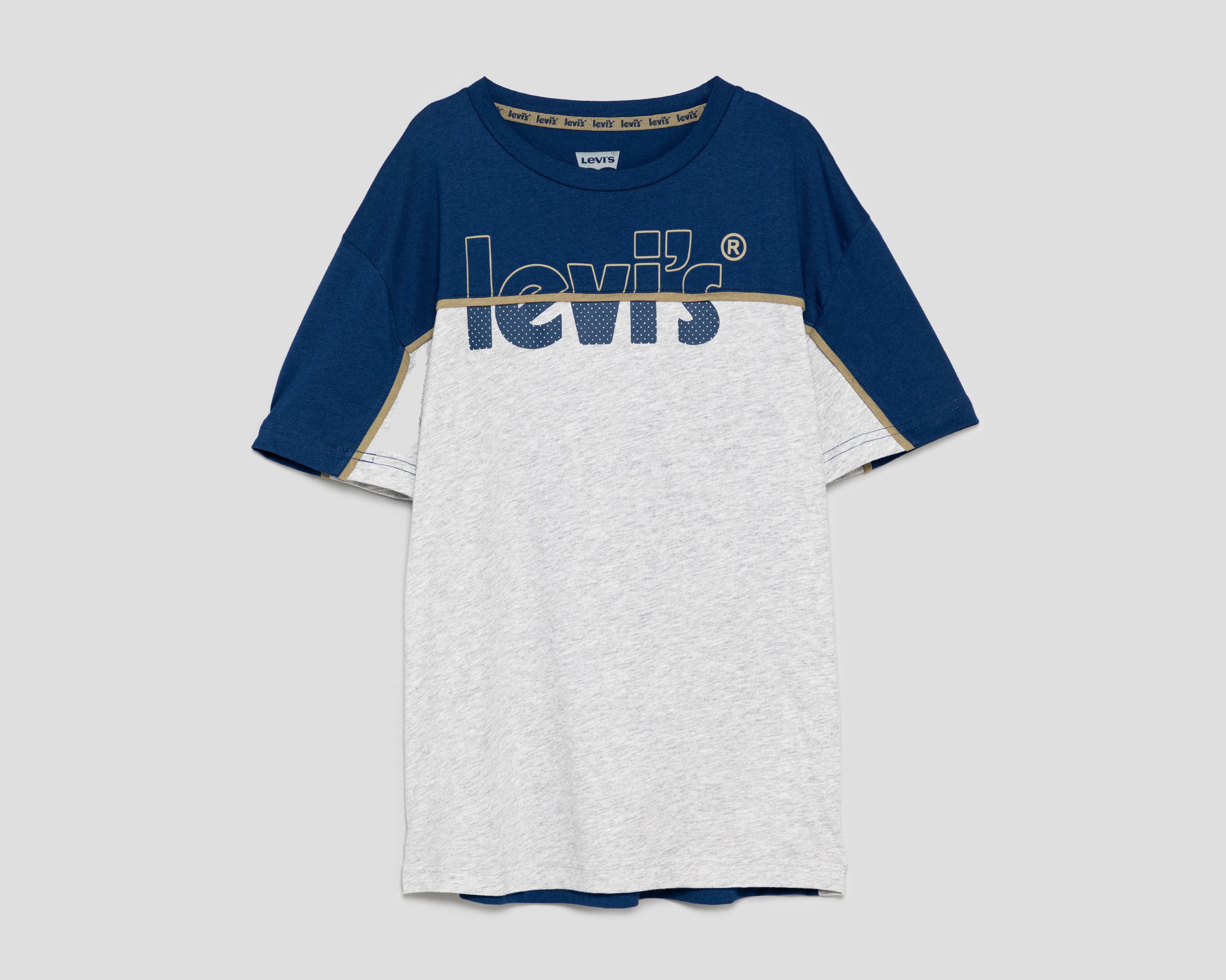 Playera de Cuello Redondo Azul Levi's Juvenil