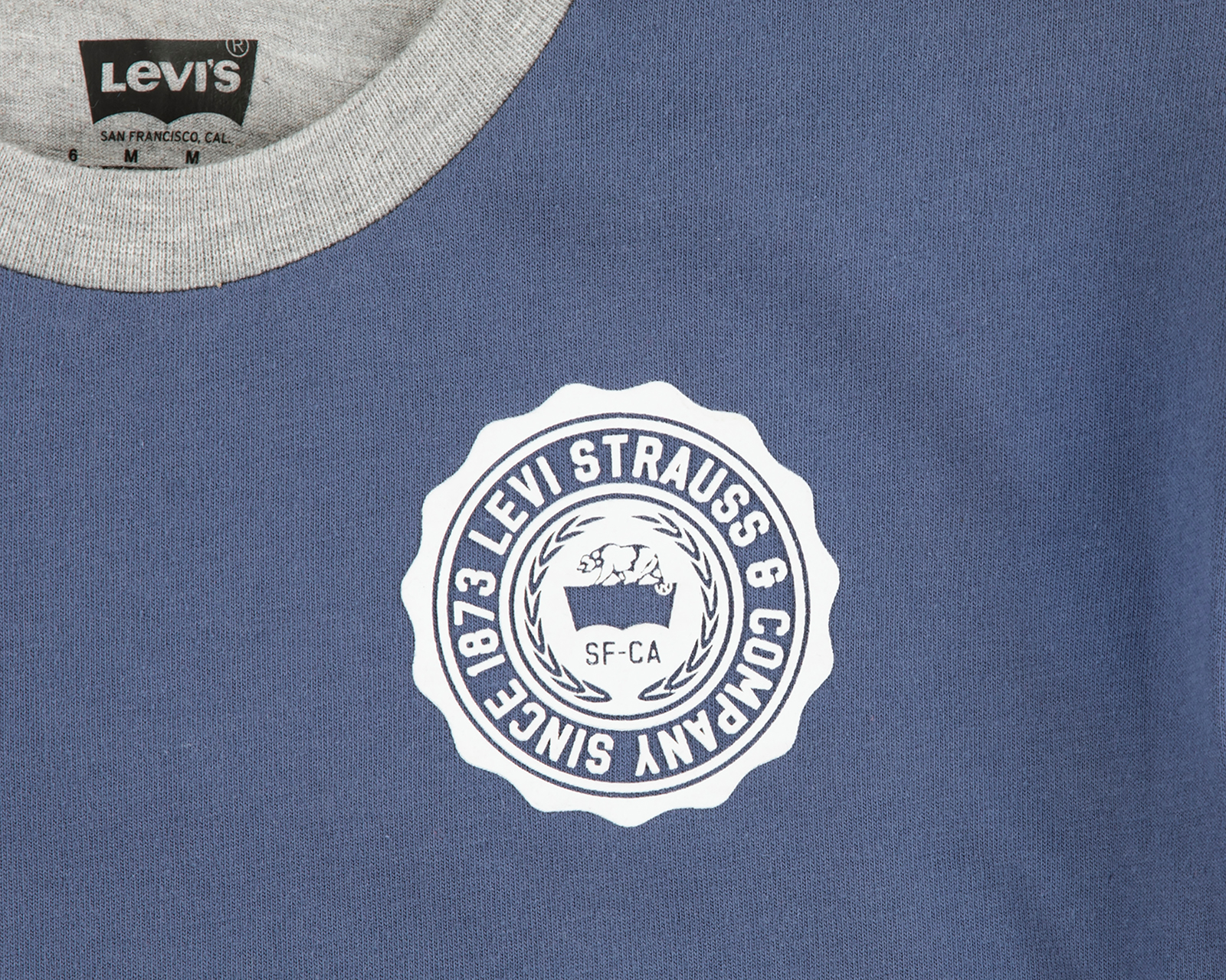 Foto 4 | Foto 4 | Playera de Cuello Redondo Azul Marino Levi's para Niño