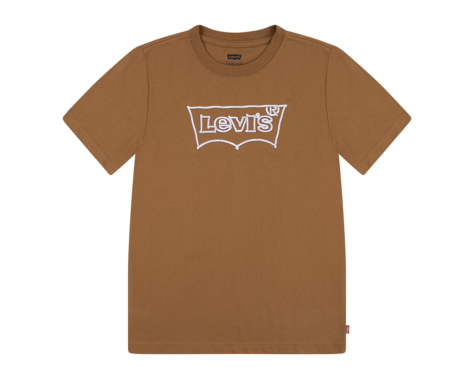Playera de Cuello Redondo Café Levi's para Niño