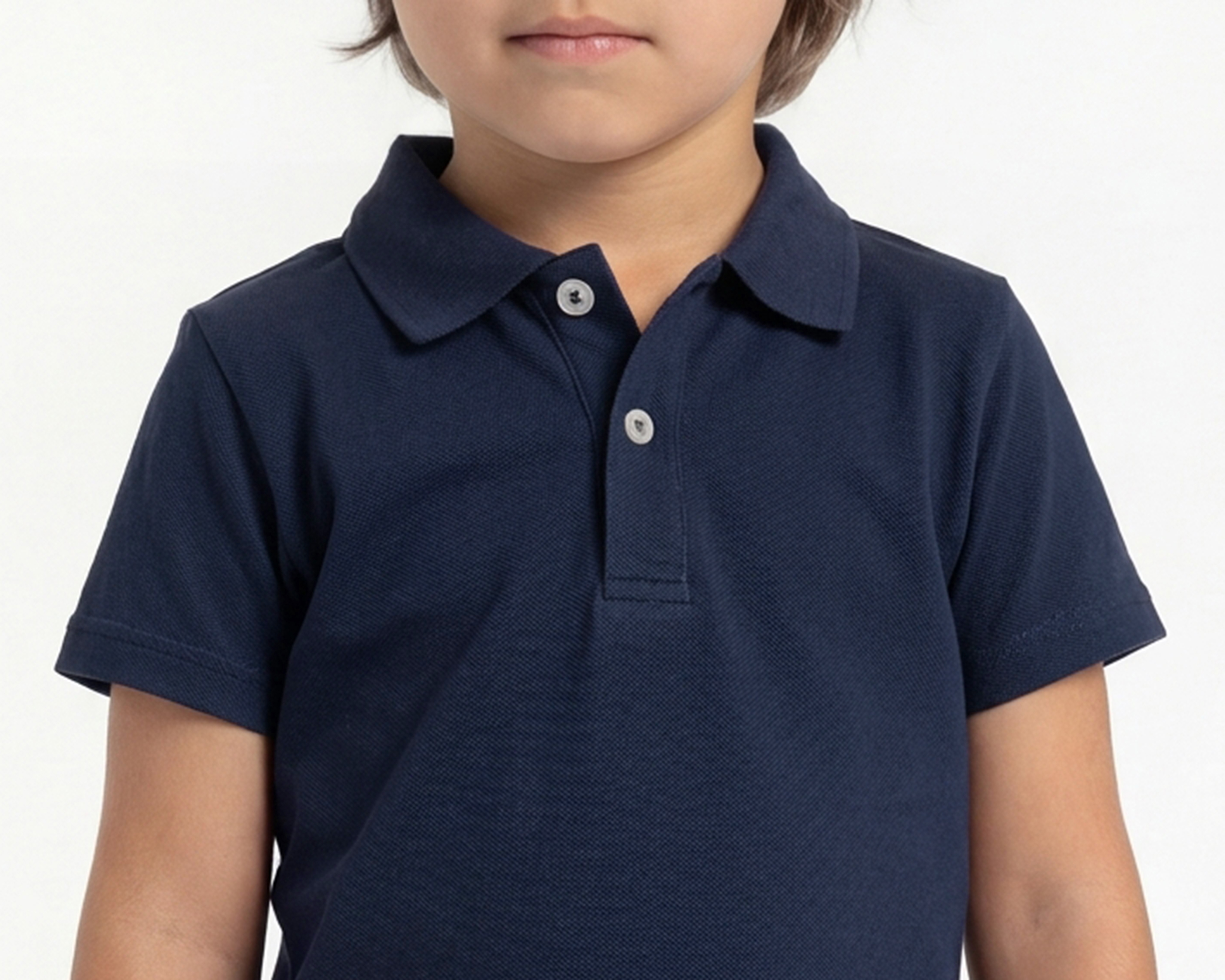 Foto 4 | Foto 4 | Playera Polo Optima Azul para Niño