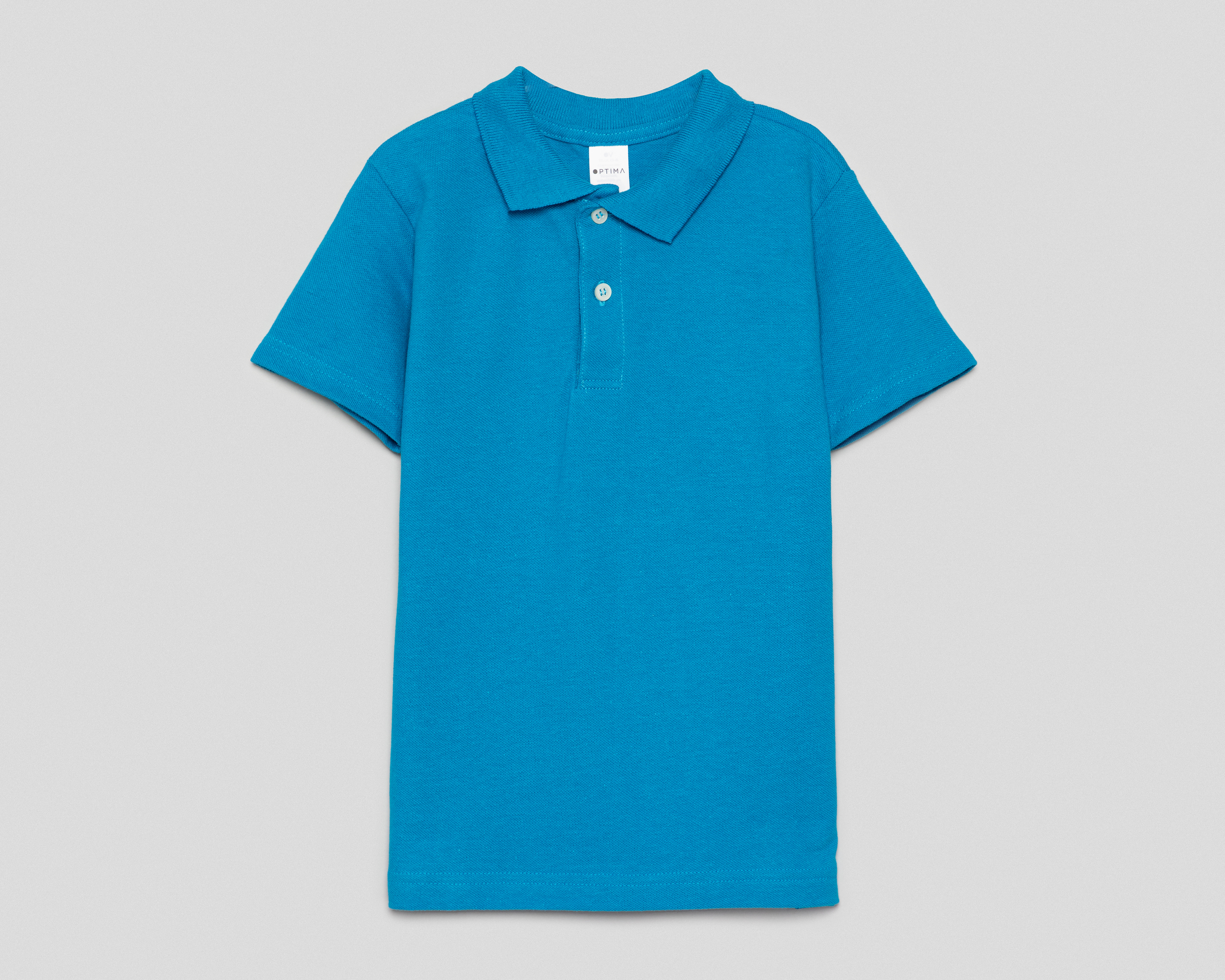 Foto 2 pulgar | Foto 1 | Playera Polo Optima Azul para Niño