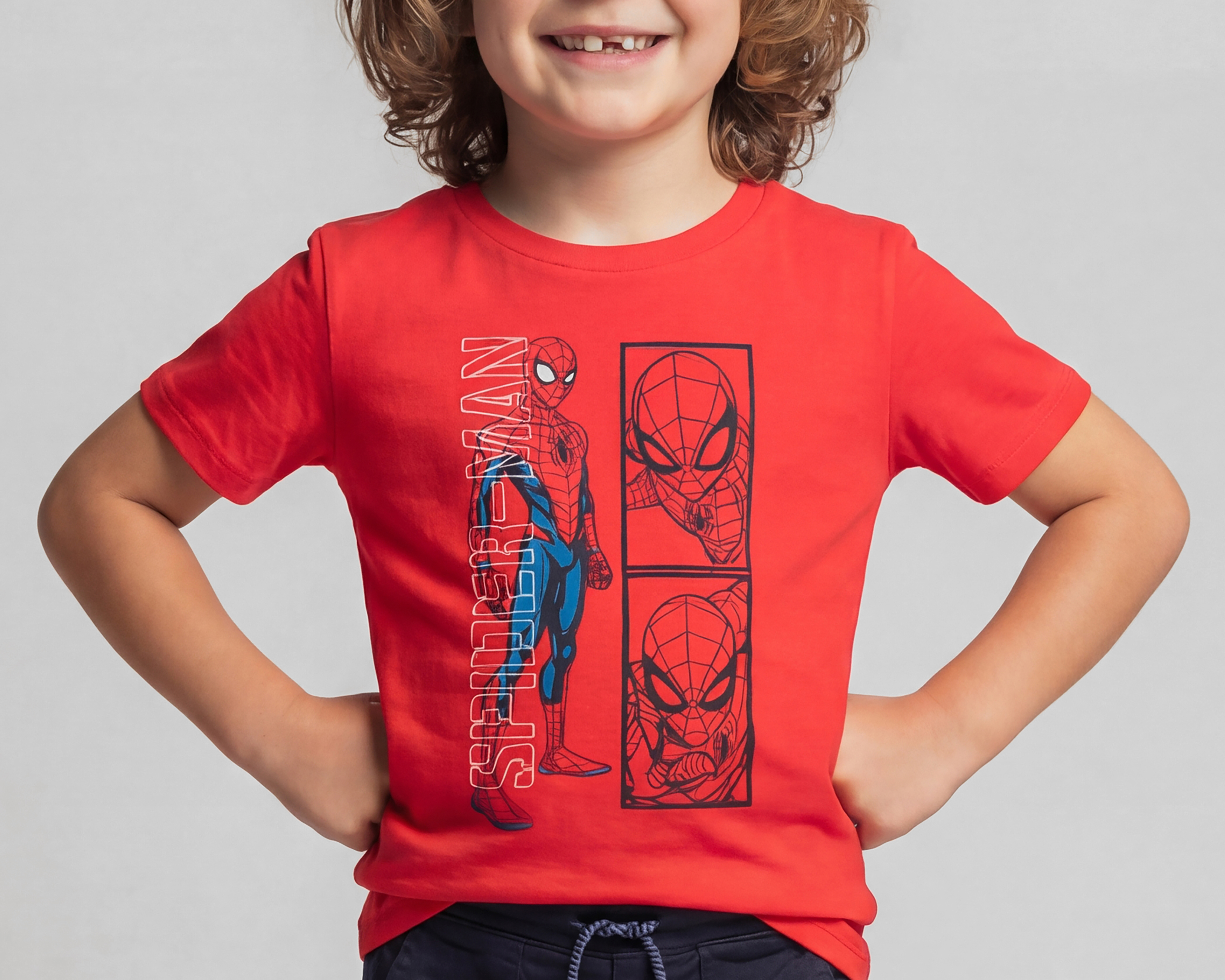 Foto 4 | Foto 4 | Playera de Cuello Redondo Marvel Spider-Man para Niño