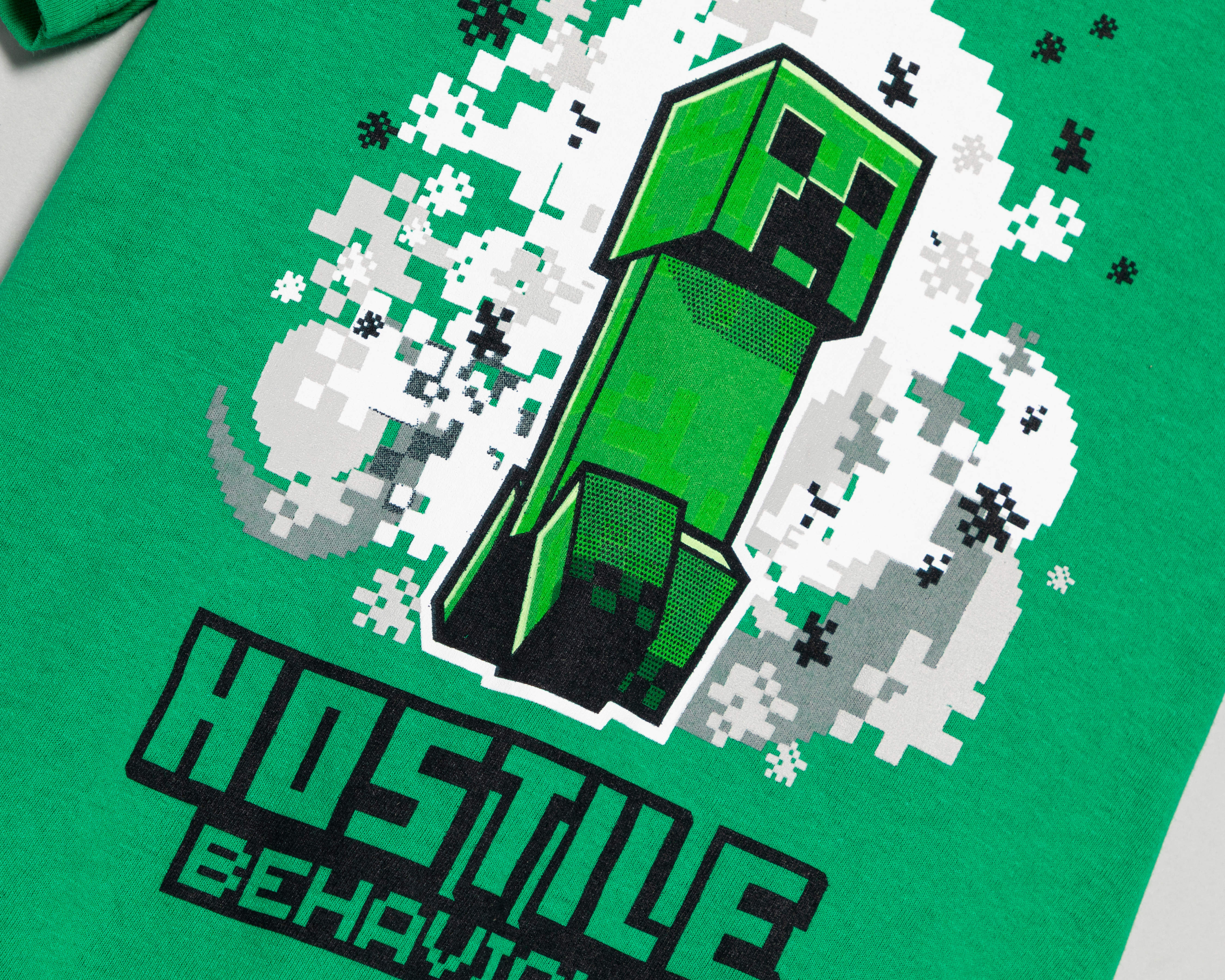 Foto 3 | Foto 3 | Playera de Cuello Redondo Verde Minecraft para Niño