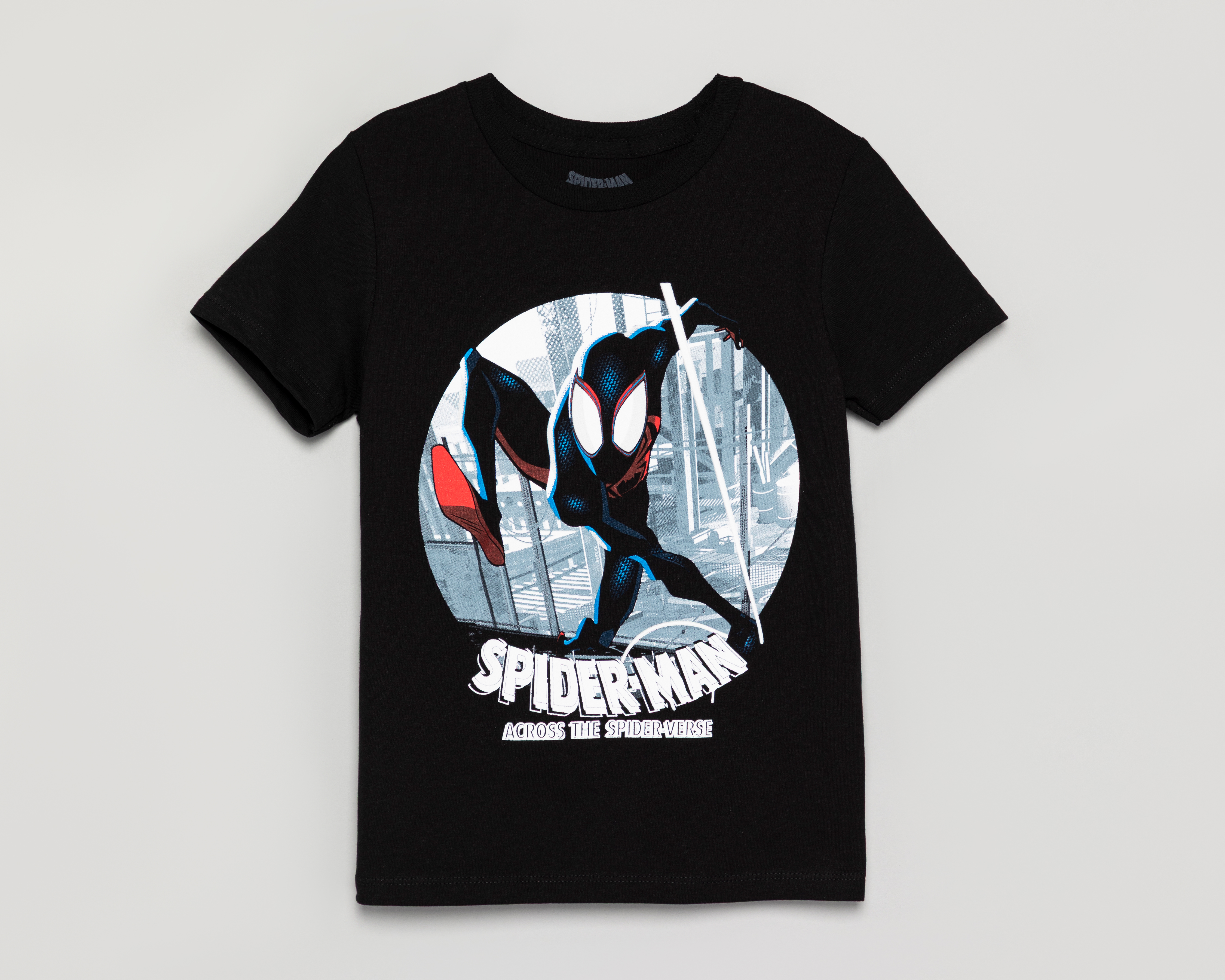 Foto 1 | Foto 1 | Playera de Cuello Redondo Negra Marvel Spider-Man para Niño