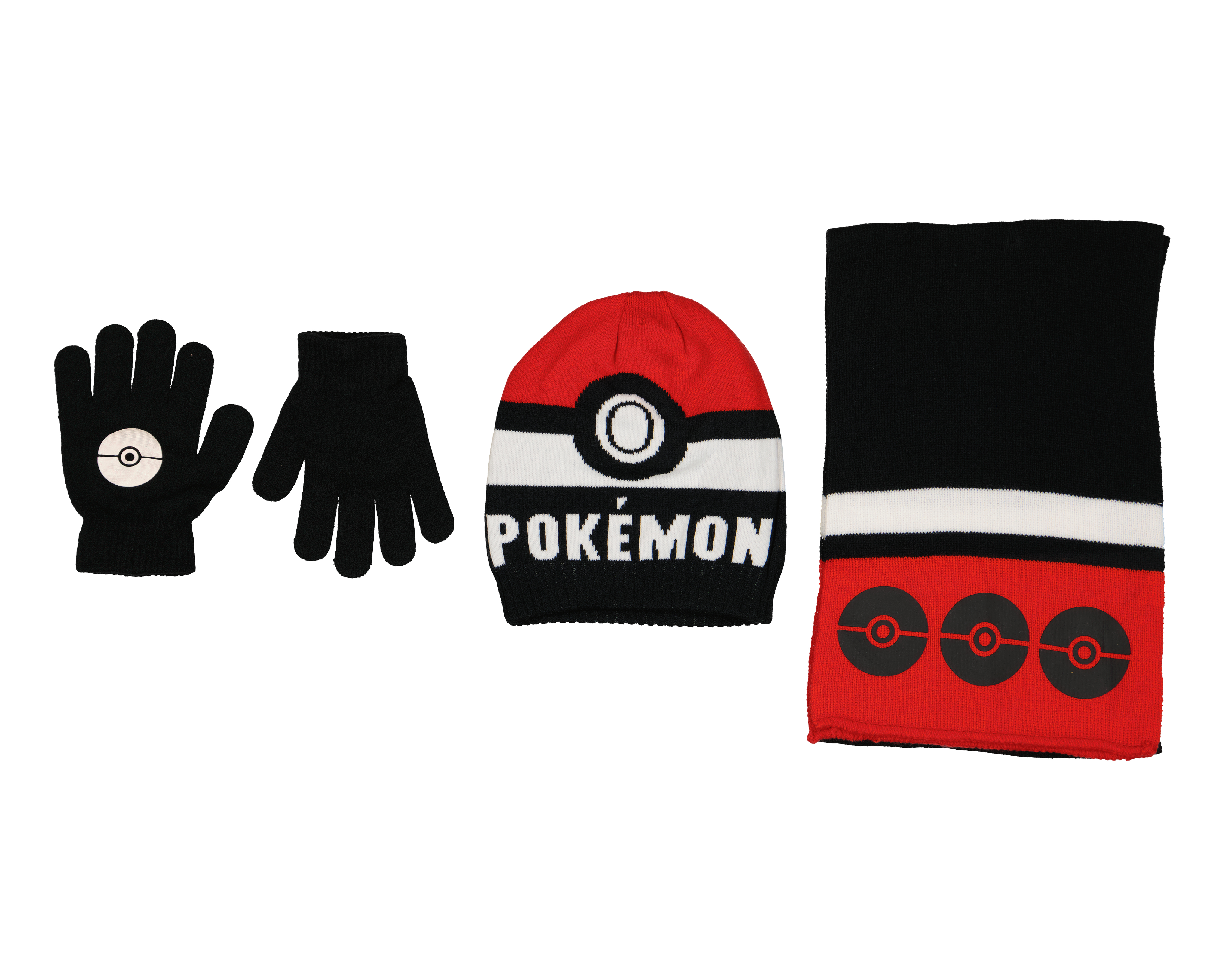 Gorro Pokémon para Niño 3 Piezas