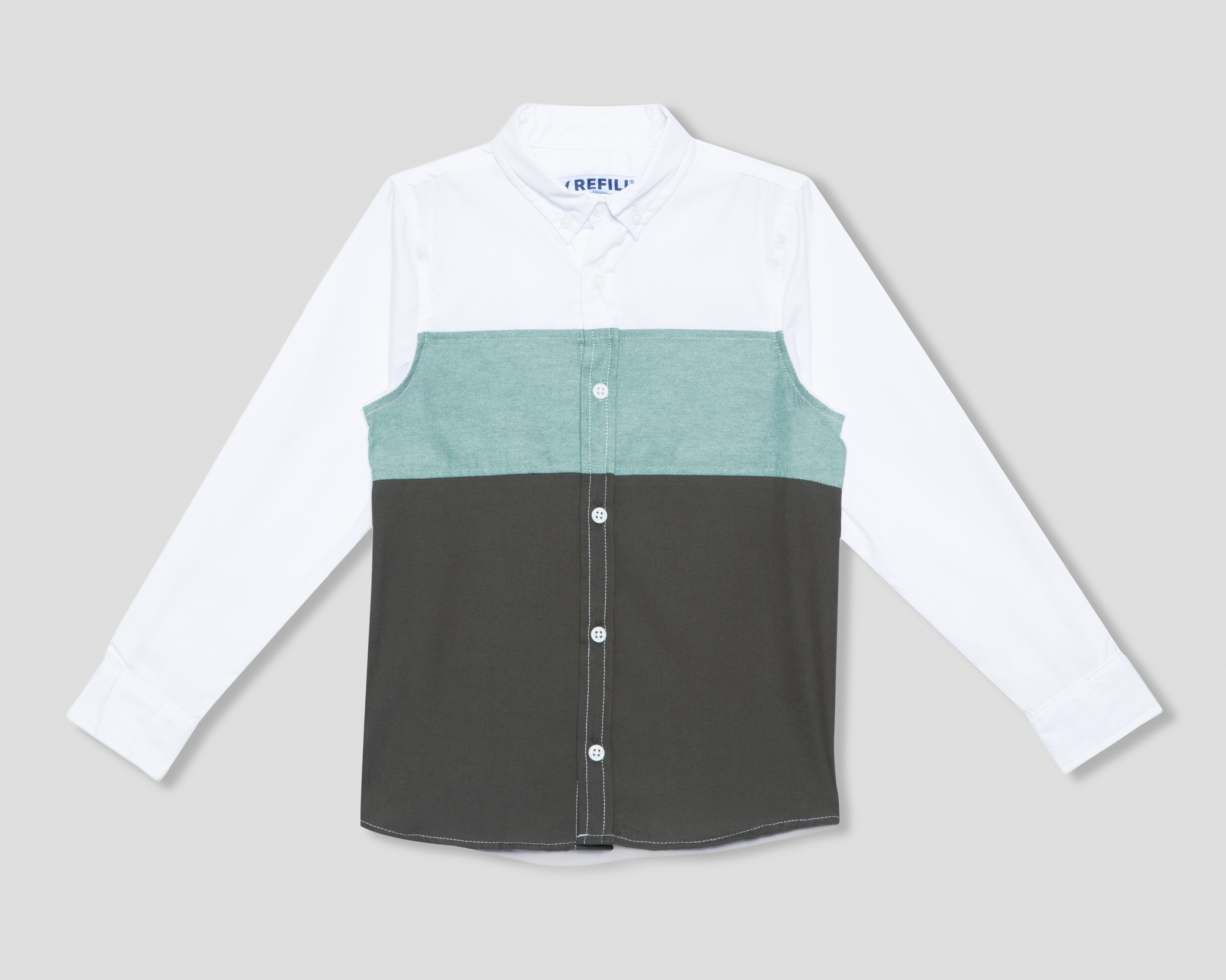 Foto 1 | Foto 1 | Camisa de Cuello Americano Multicolor Refill para Niño