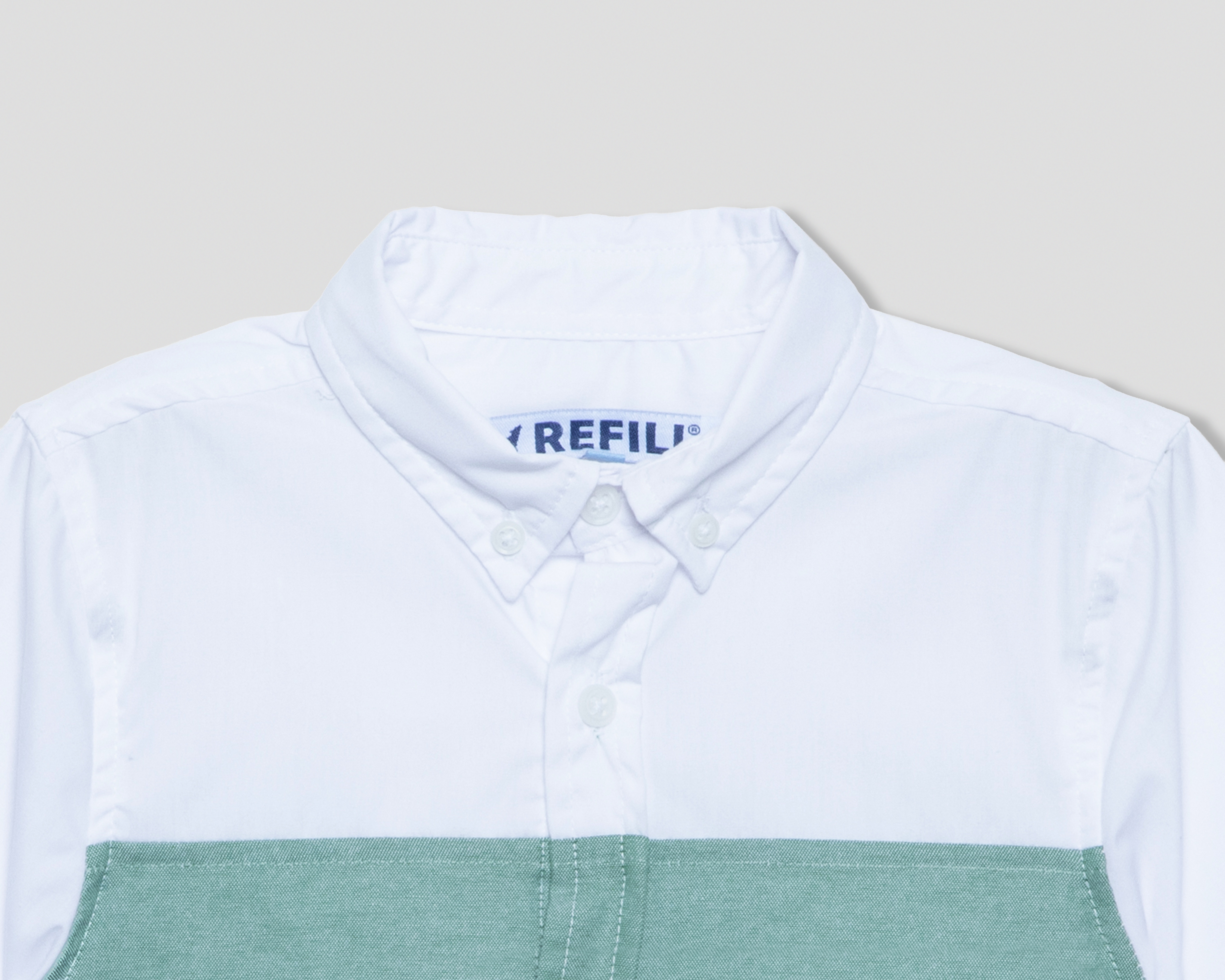 Foto 4 pulgar | Foto 3 | Camisa de Cuello Americano Multicolor Refill para Niño