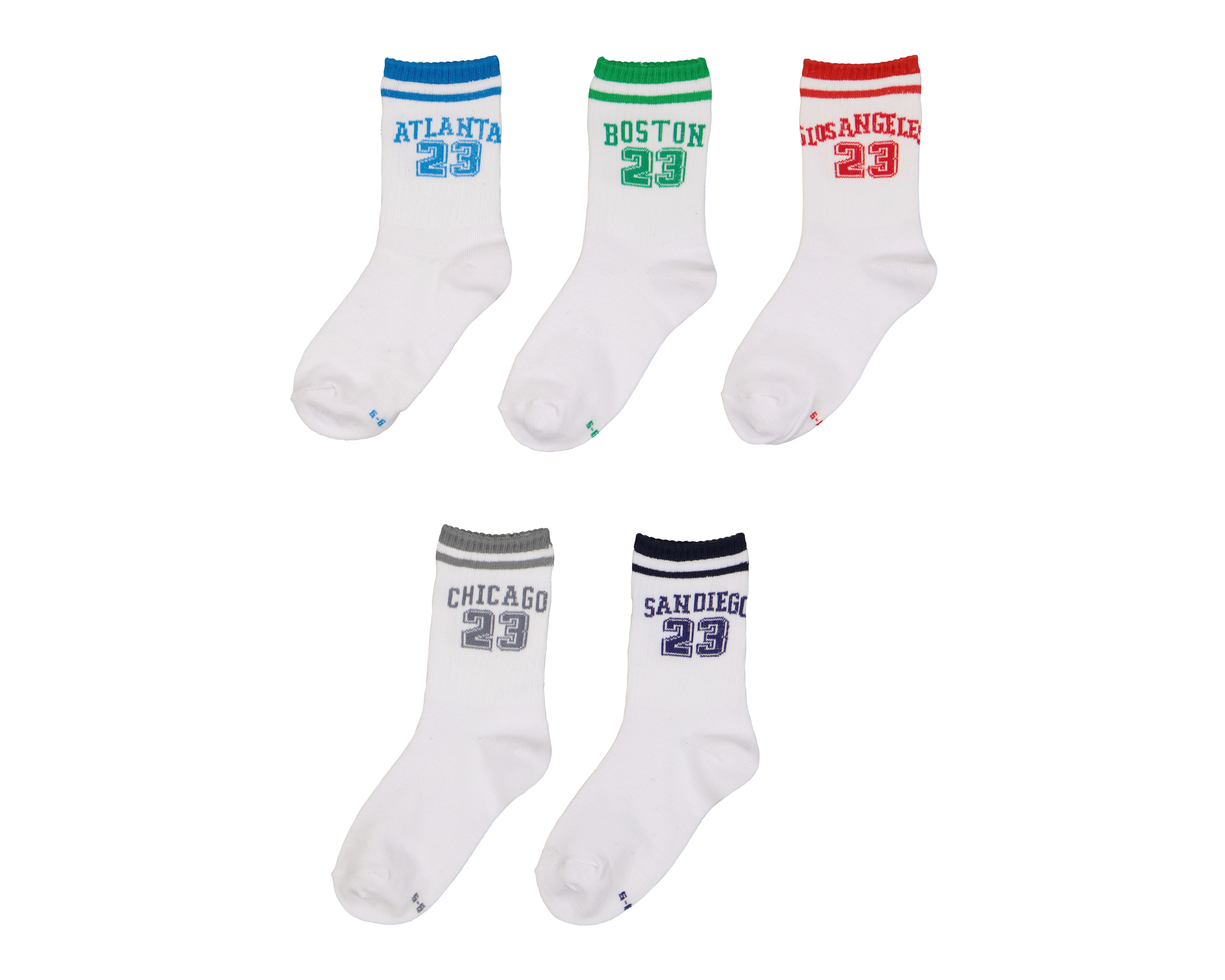 Calcetas Largas Refill para Niño 5 Pares