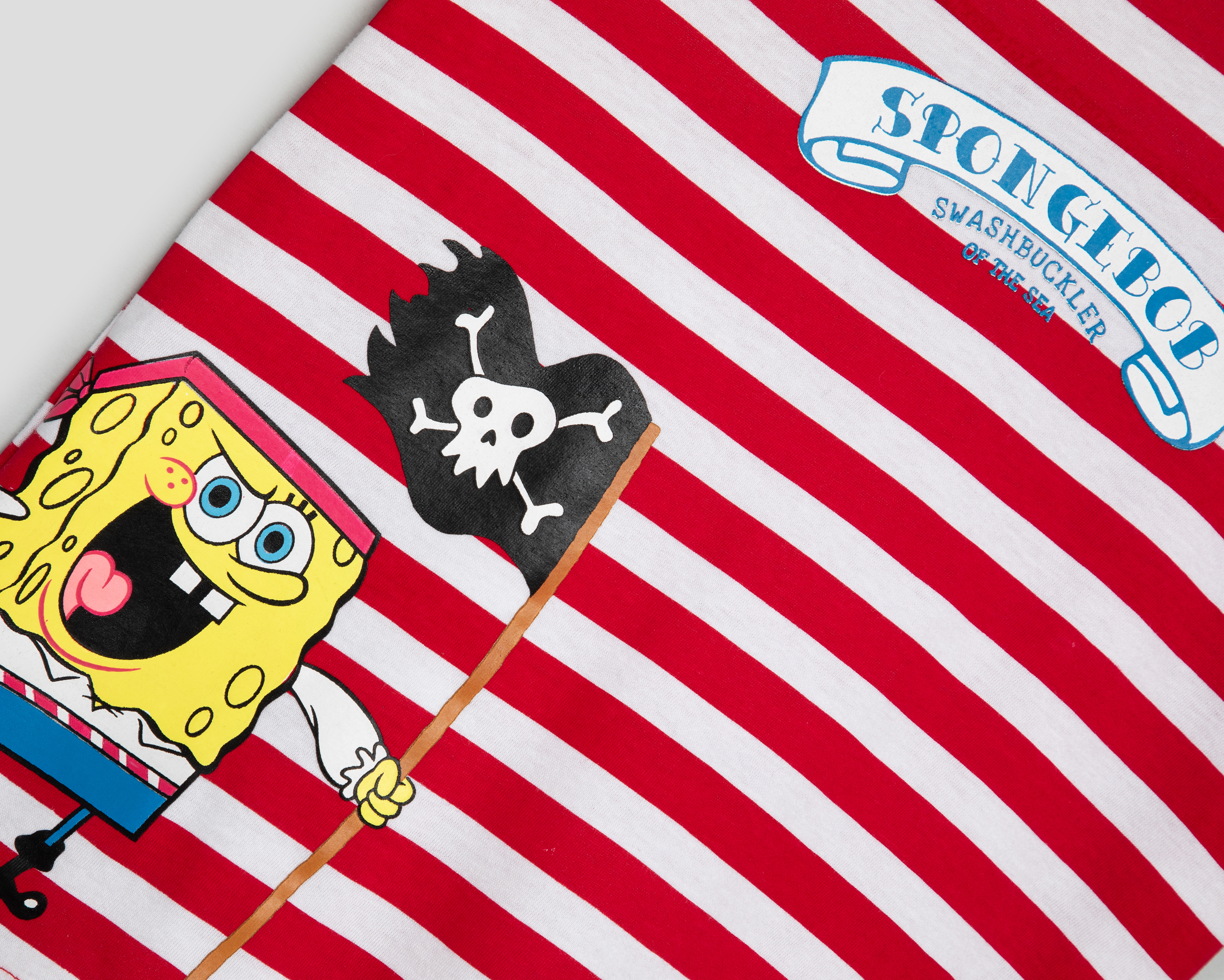 Foto 3 | Foto 3 | Playera de Cuello Redondo Roja Bob Esponja para Niño