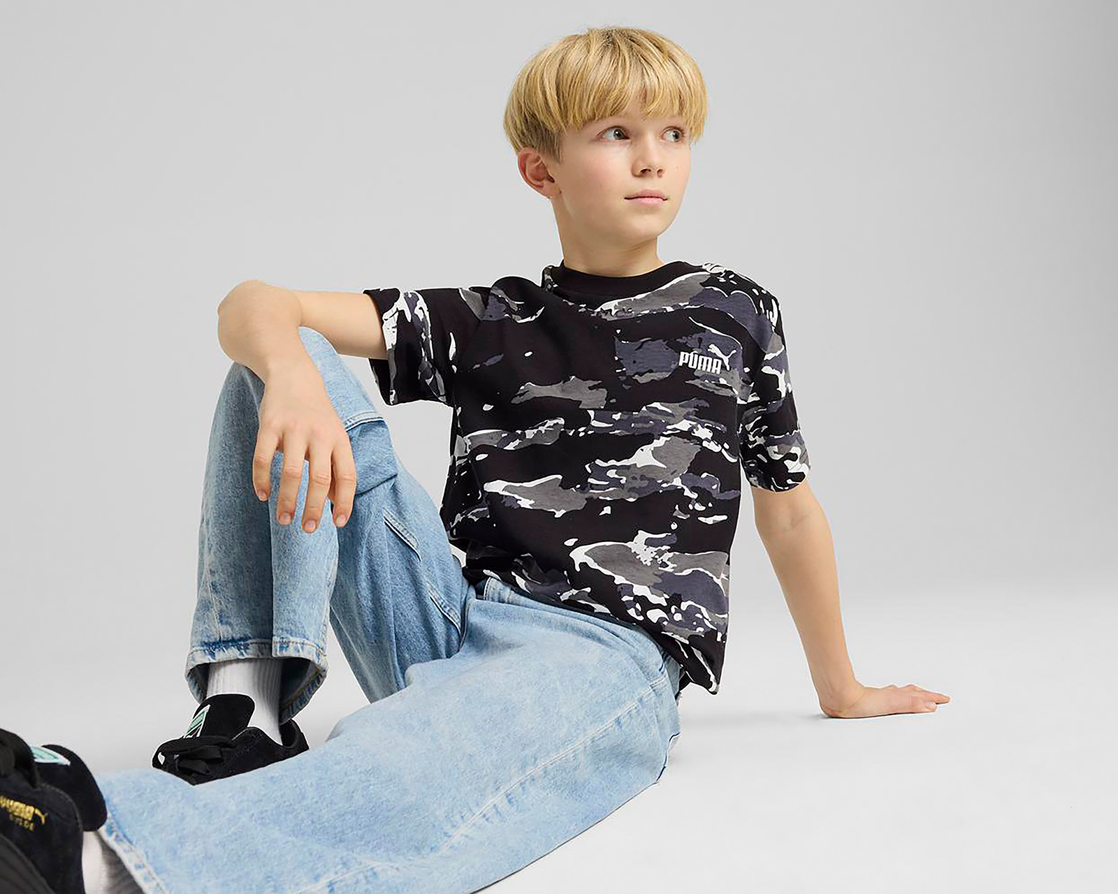 Foto 1 | Foto 1 | Playera Deportiva Puma Essentials para Niño