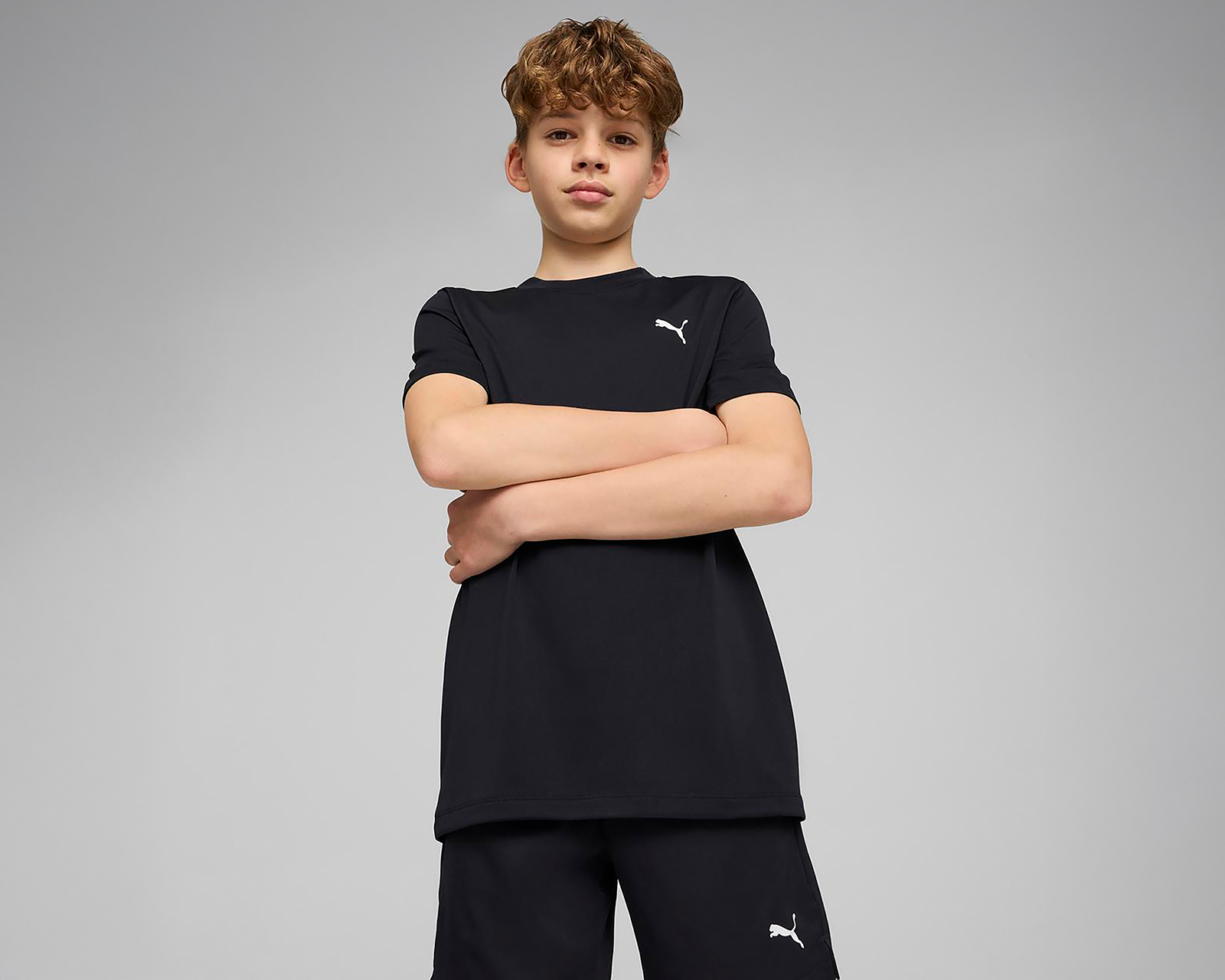 Foto 2 pulgar | Foto 1 | Playera Deportiva Puma Essentials para Niño