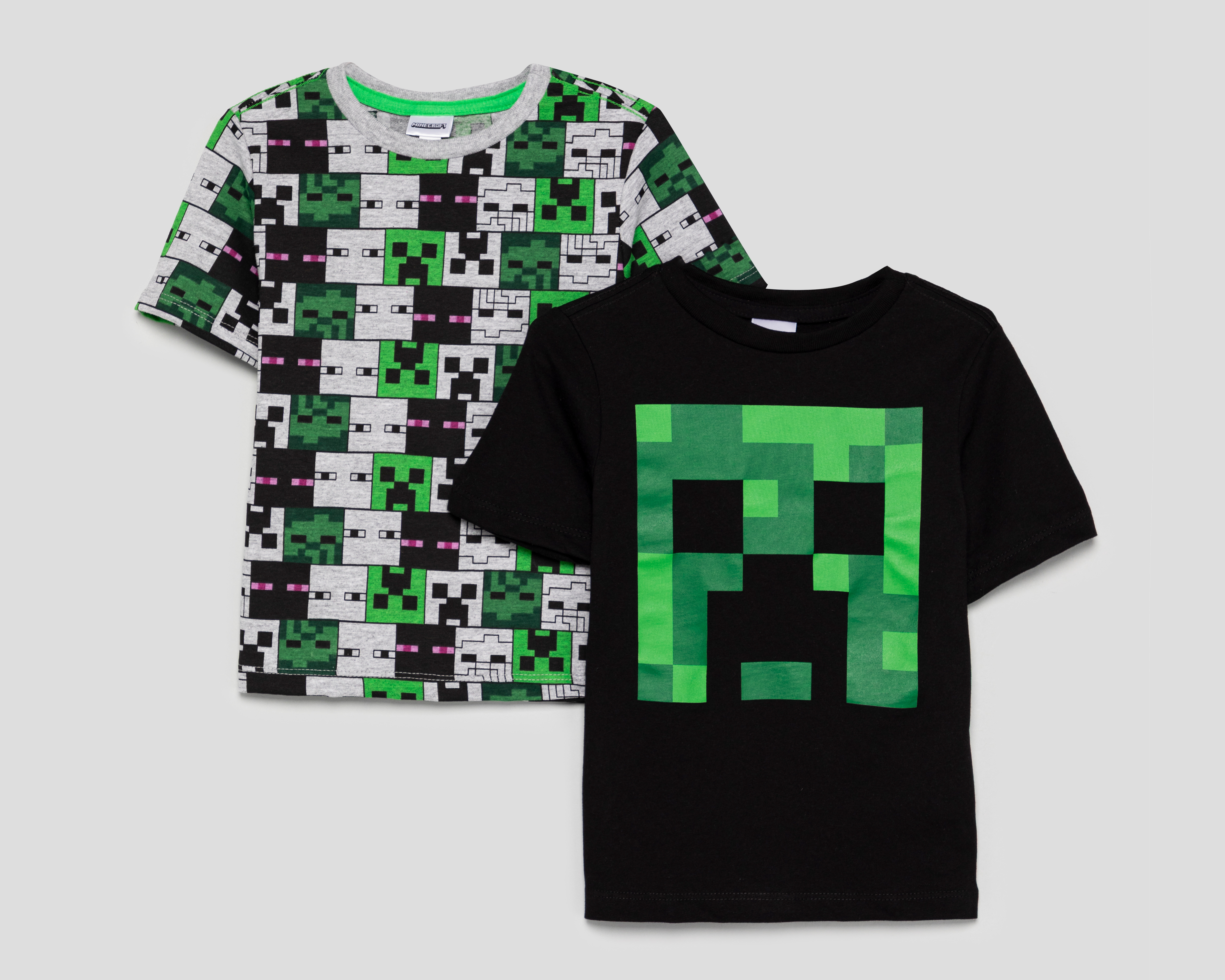 Foto 2 pulgar | Foto 1 | Playera Minecraft para Niño 2 Piezas