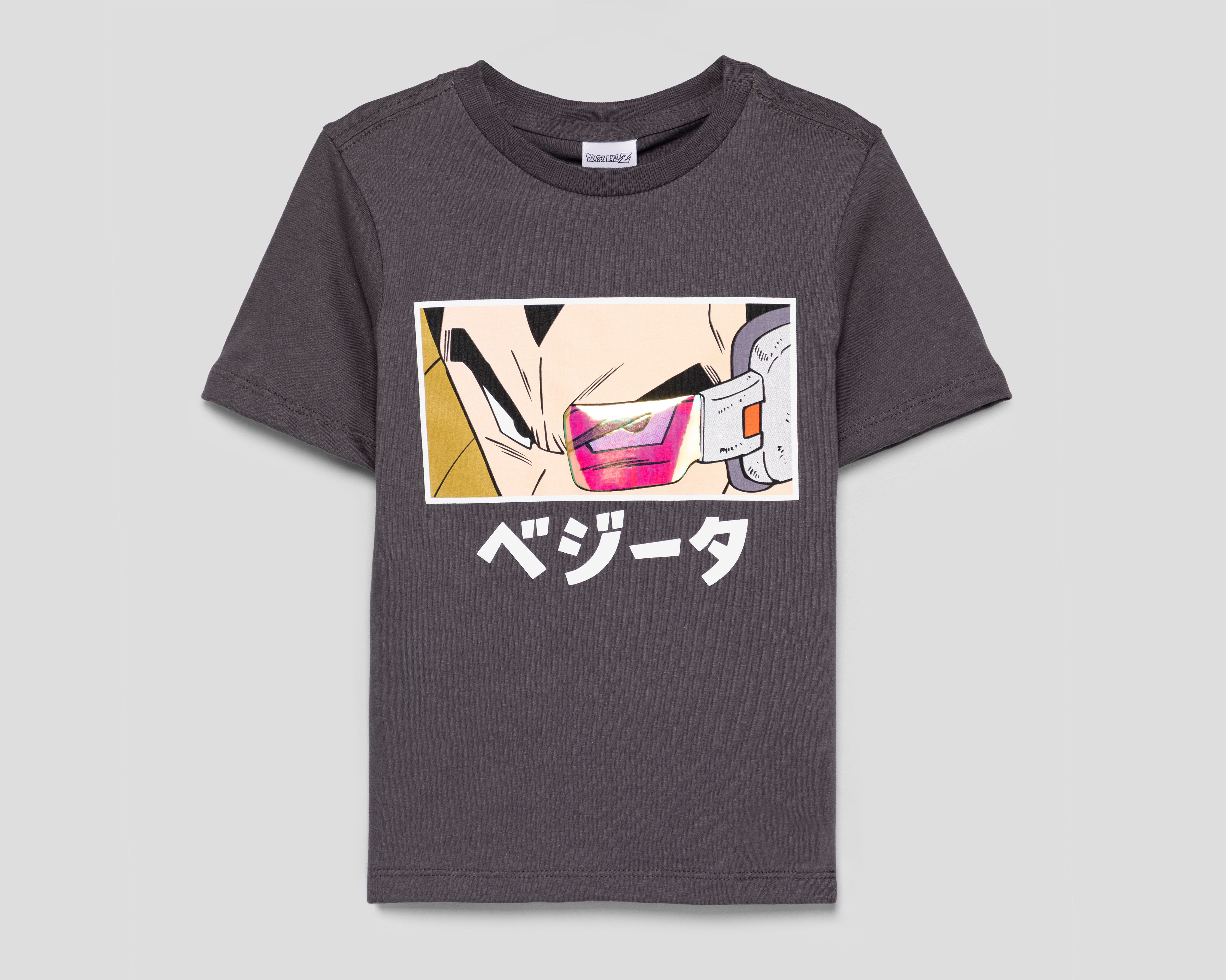 Foto 1 | Foto 1 | Playera de Cuello Redondo Gris Dragon Ball Z para Niño