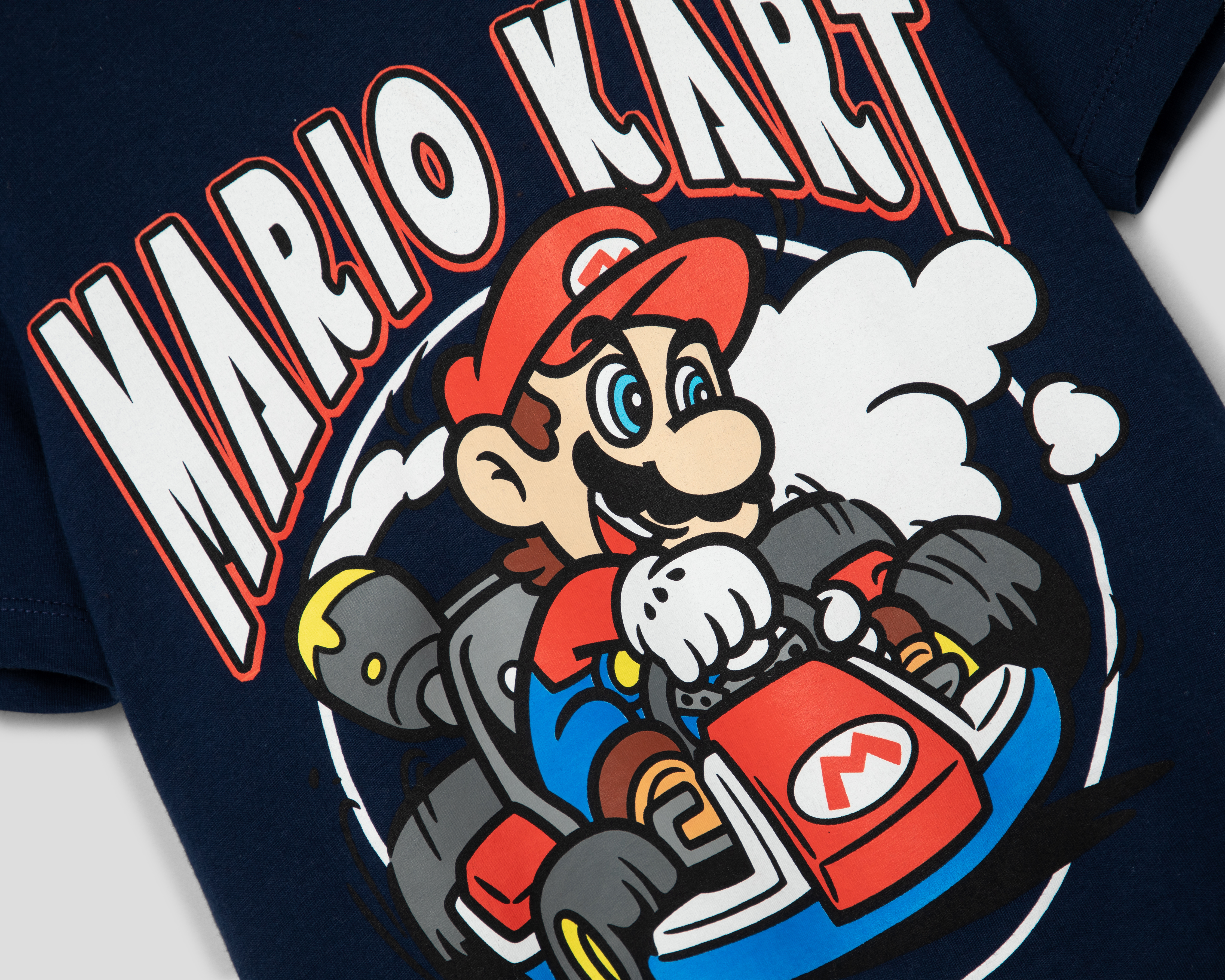 Foto 3 | Foto 3 | Playera de Cuello Redondo Azul Marino Mario Bros para Niño