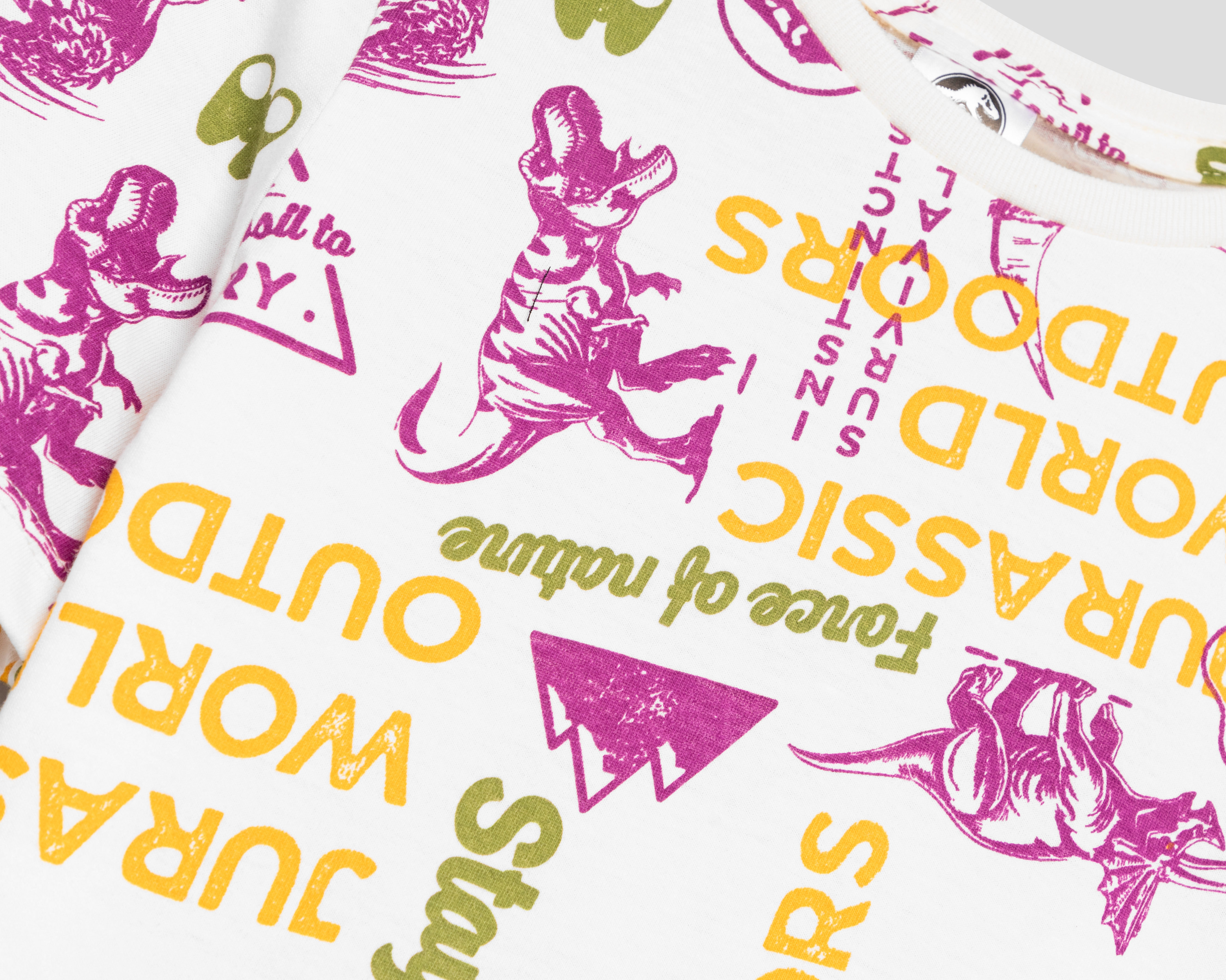 Foto 3 | Foto 3 | Playera Jurassic World por Refill para Niño 2 Piezas