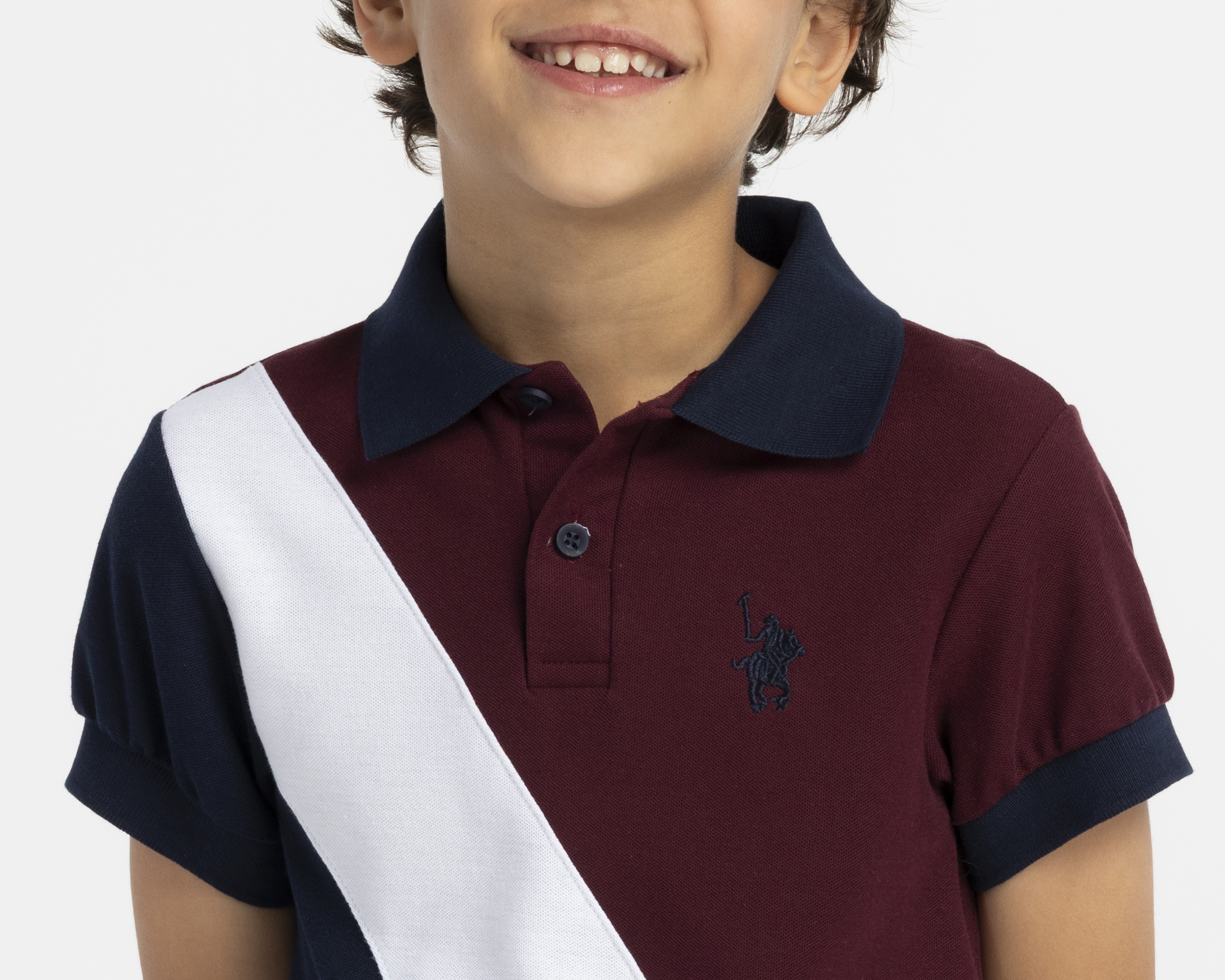 Foto 4 | Foto 4 | Playera Polo YorkTeam Polo Club Multicolor para Niño