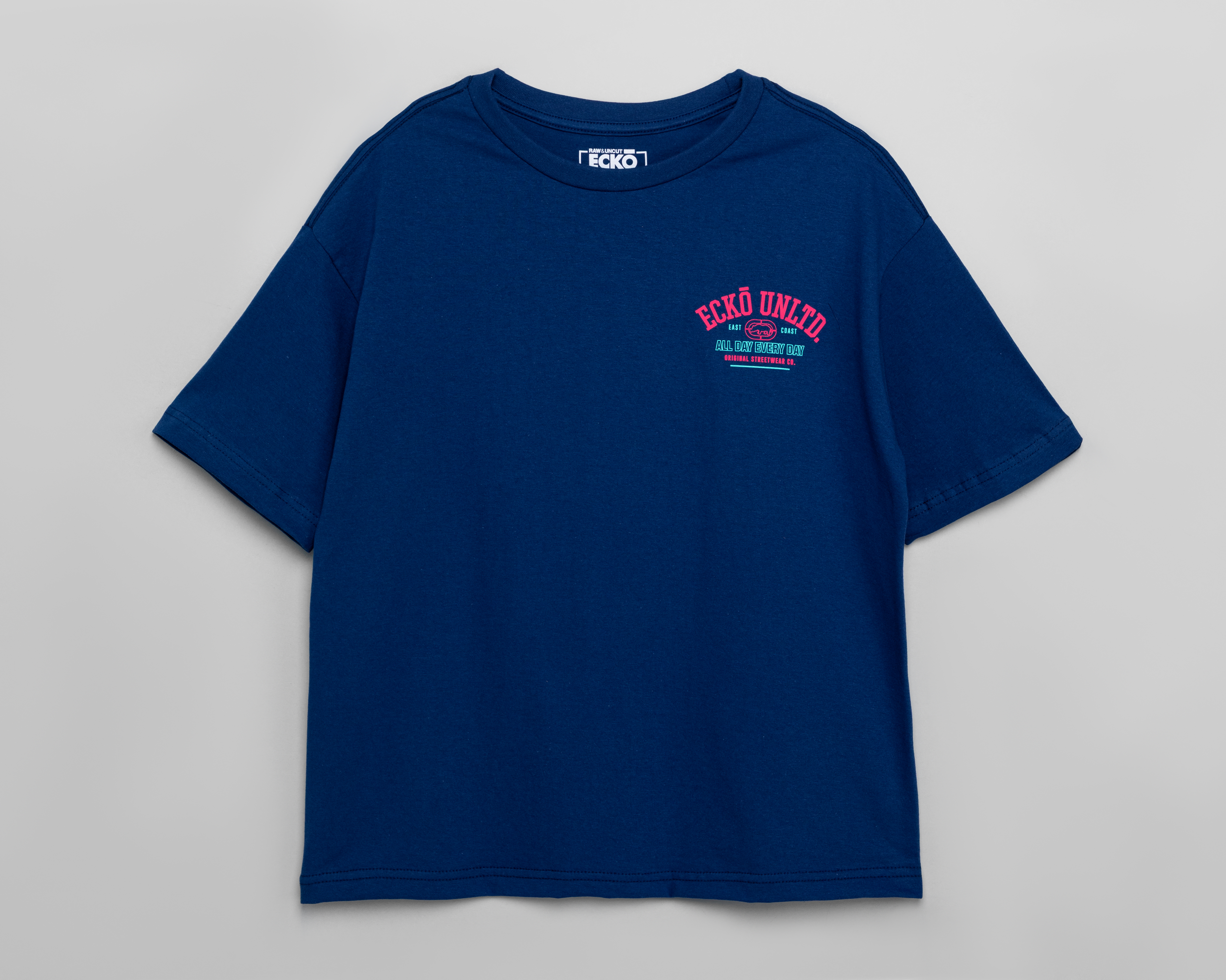 Foto 1 | Foto 1 | Playera de Cuello Redondo Azul Marino Ecko Unltd. Juvenil