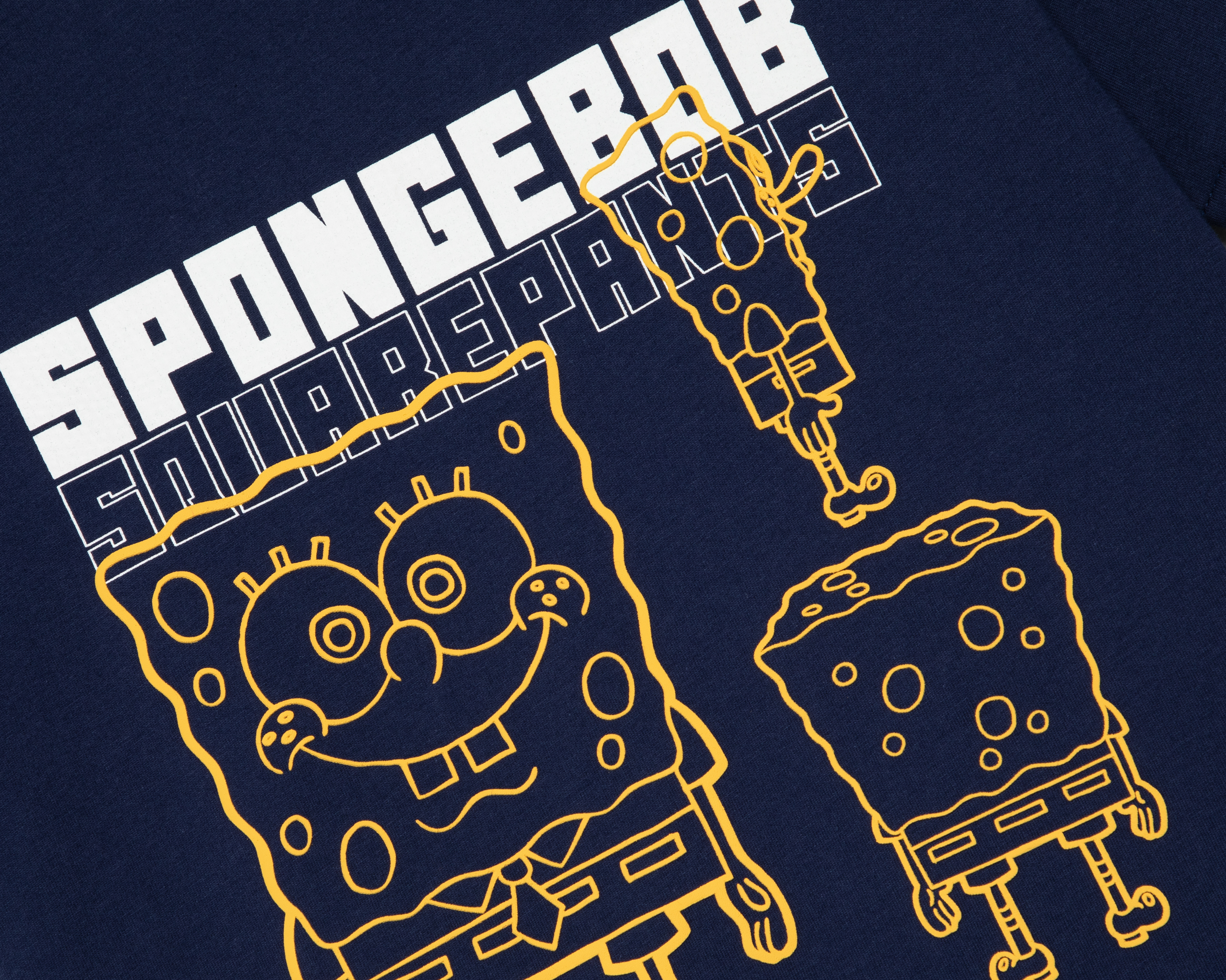 Foto 3 | Foto 3 | Playera de Cuello Redondo Azul Bob Esponja Juvenil