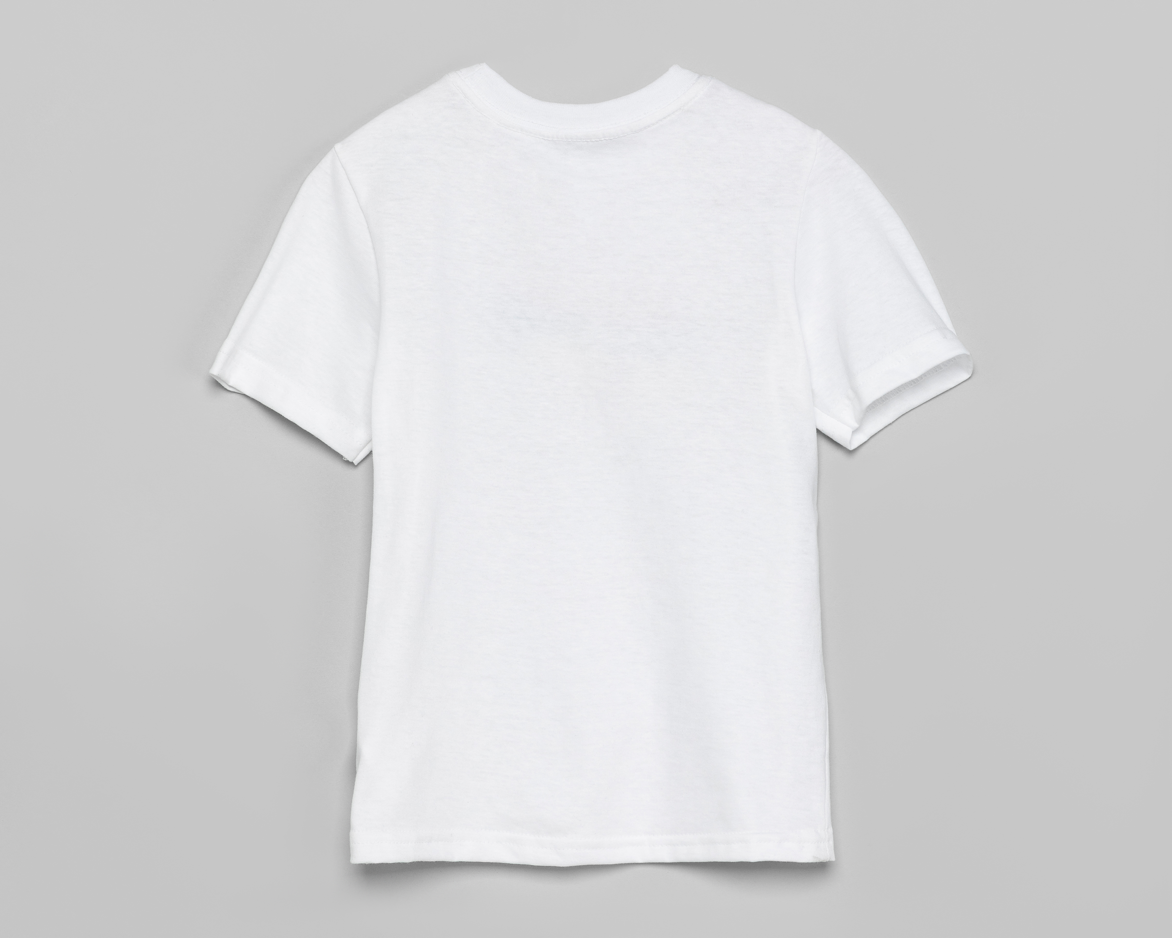 Foto 3 pulgar | Foto 2 | Playera de Cuello Redondo Blanca Refill para Niño