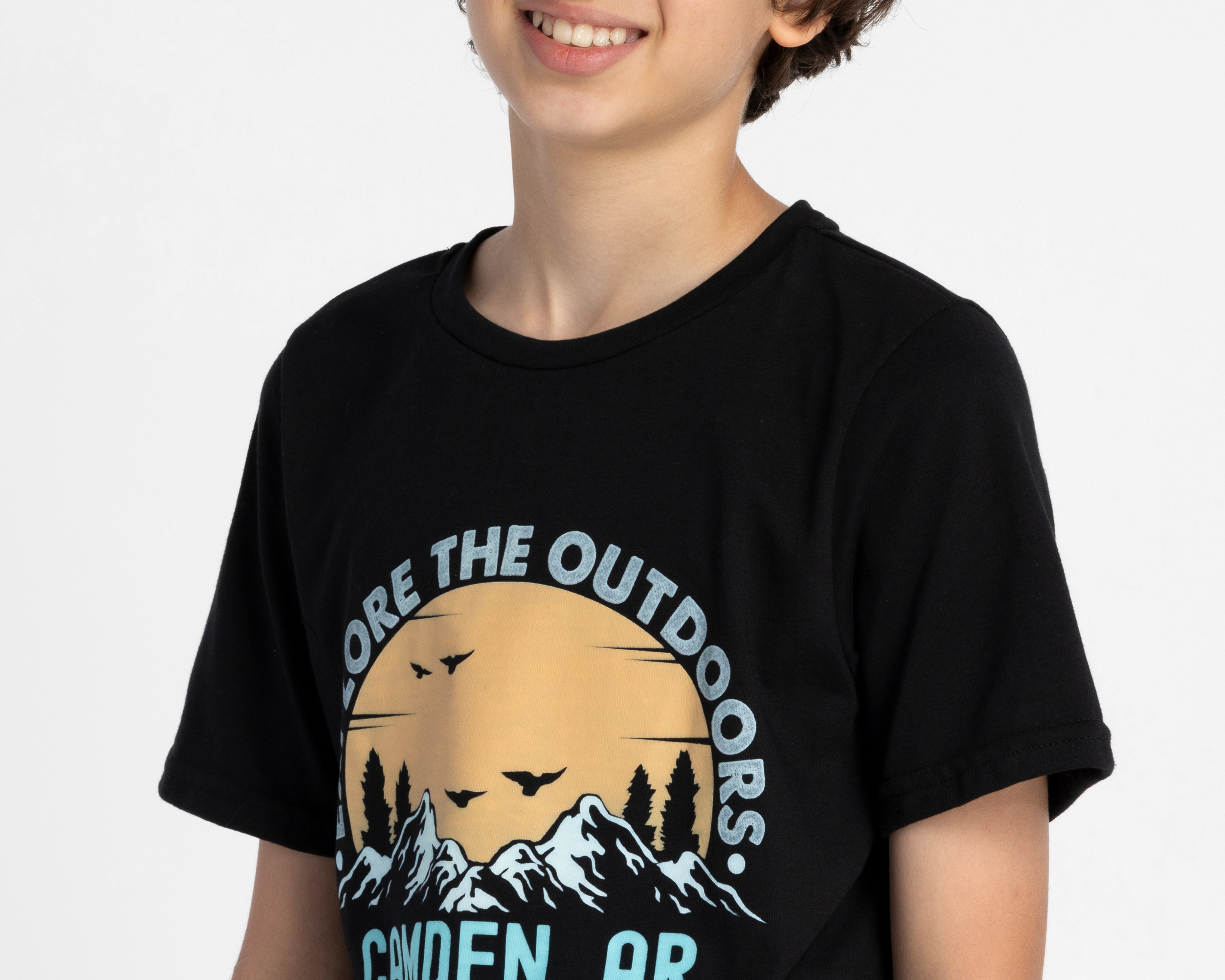 Foto 4 | Foto 4 | Playera de Cuello Redondo Negra Refill para Niño