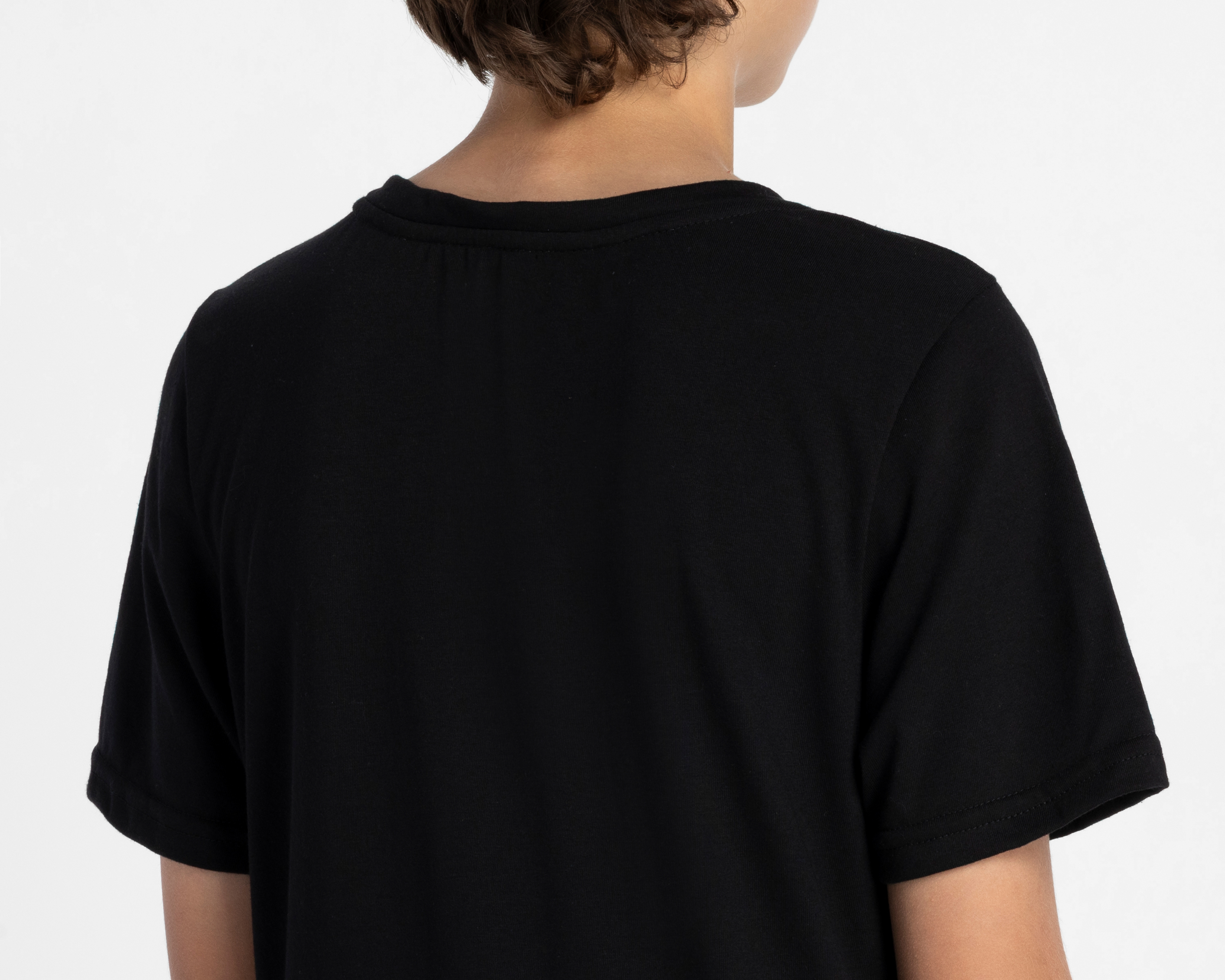 Foto 5 | Foto 5 | Playera de Cuello Redondo Negra Refill para Niño