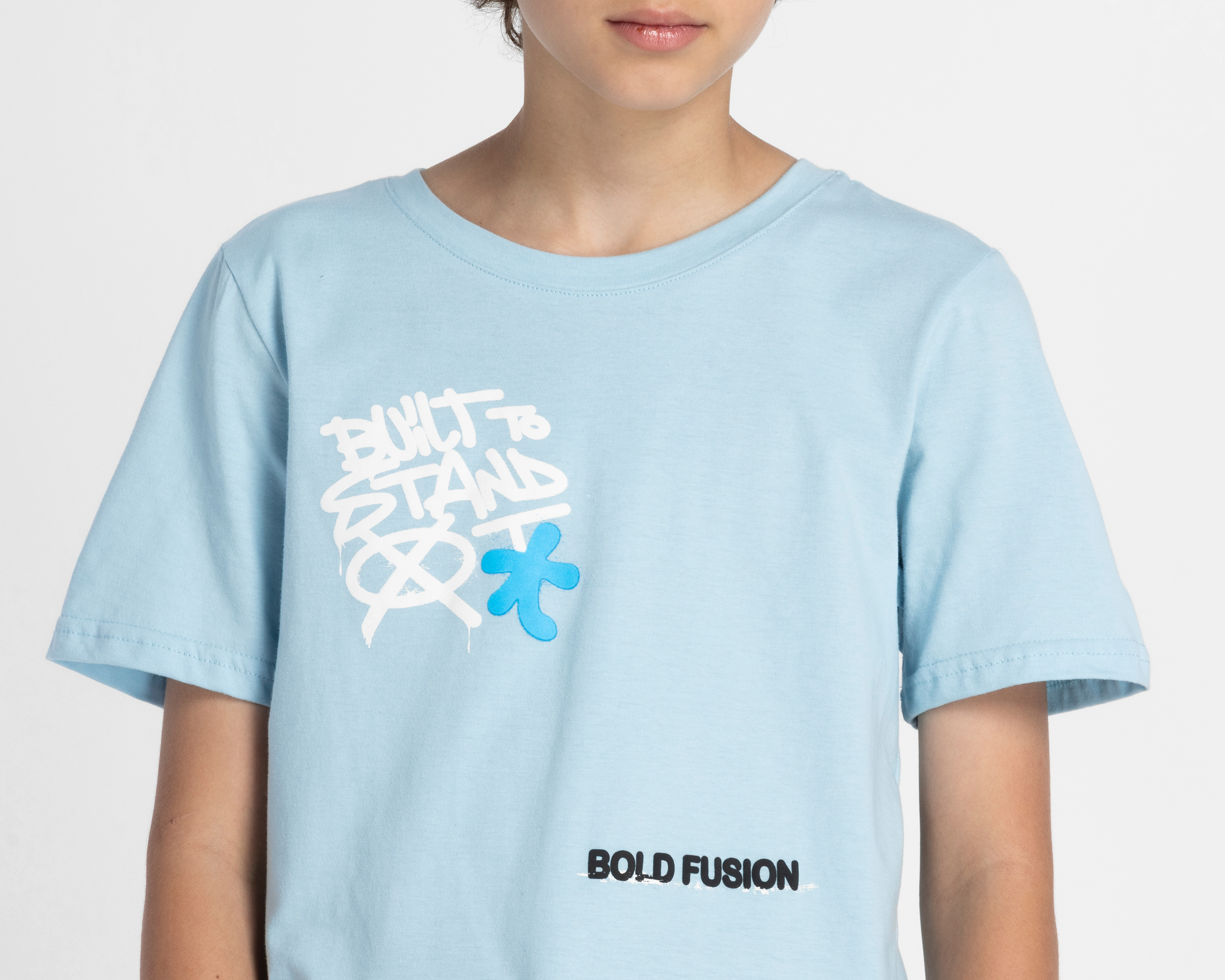 Foto 4 | Foto 4 | Playera de Cuello Redondo Azul Neo*City para Niño