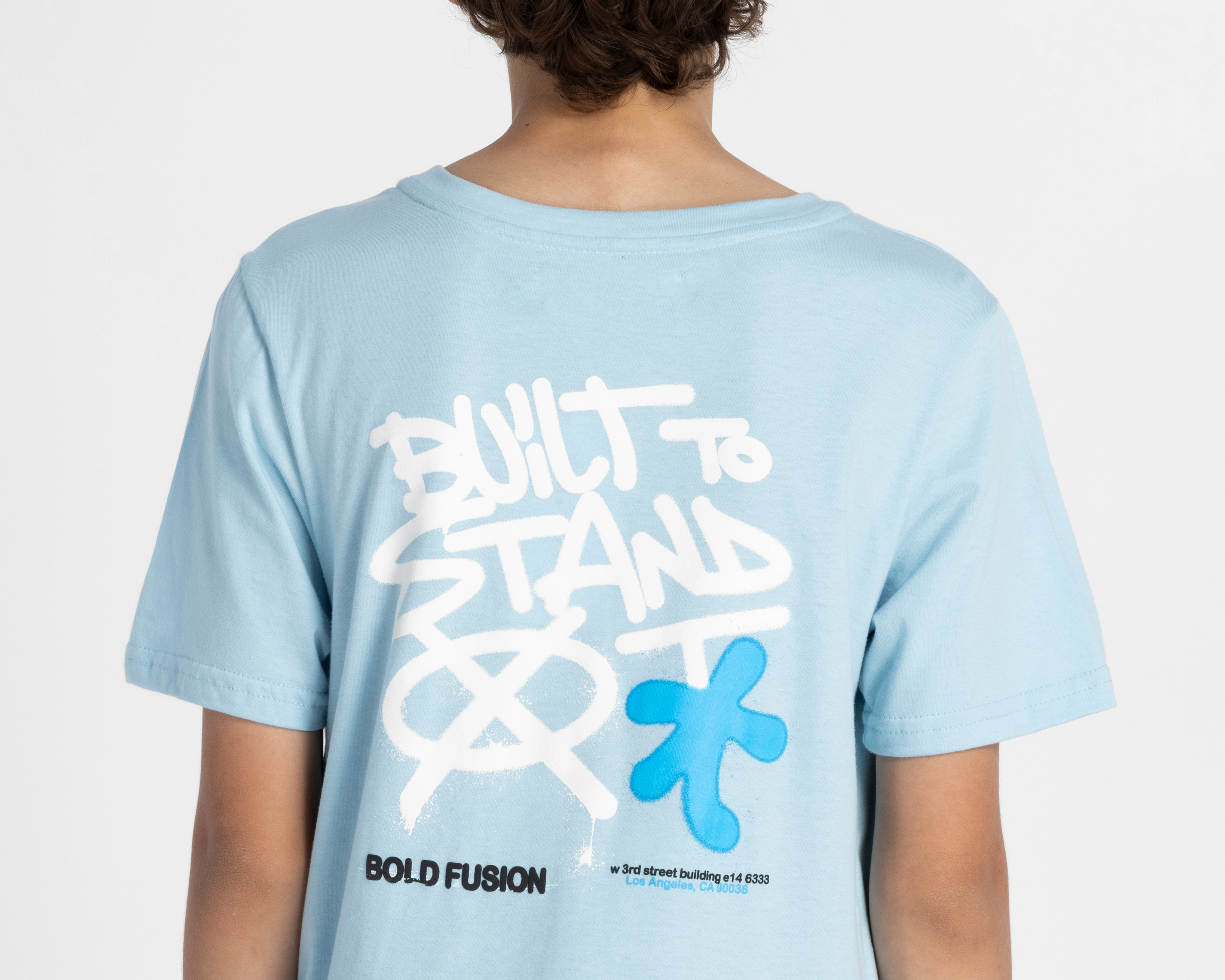 Foto 5 | Foto 5 | Playera de Cuello Redondo Azul Neo*City para Niño