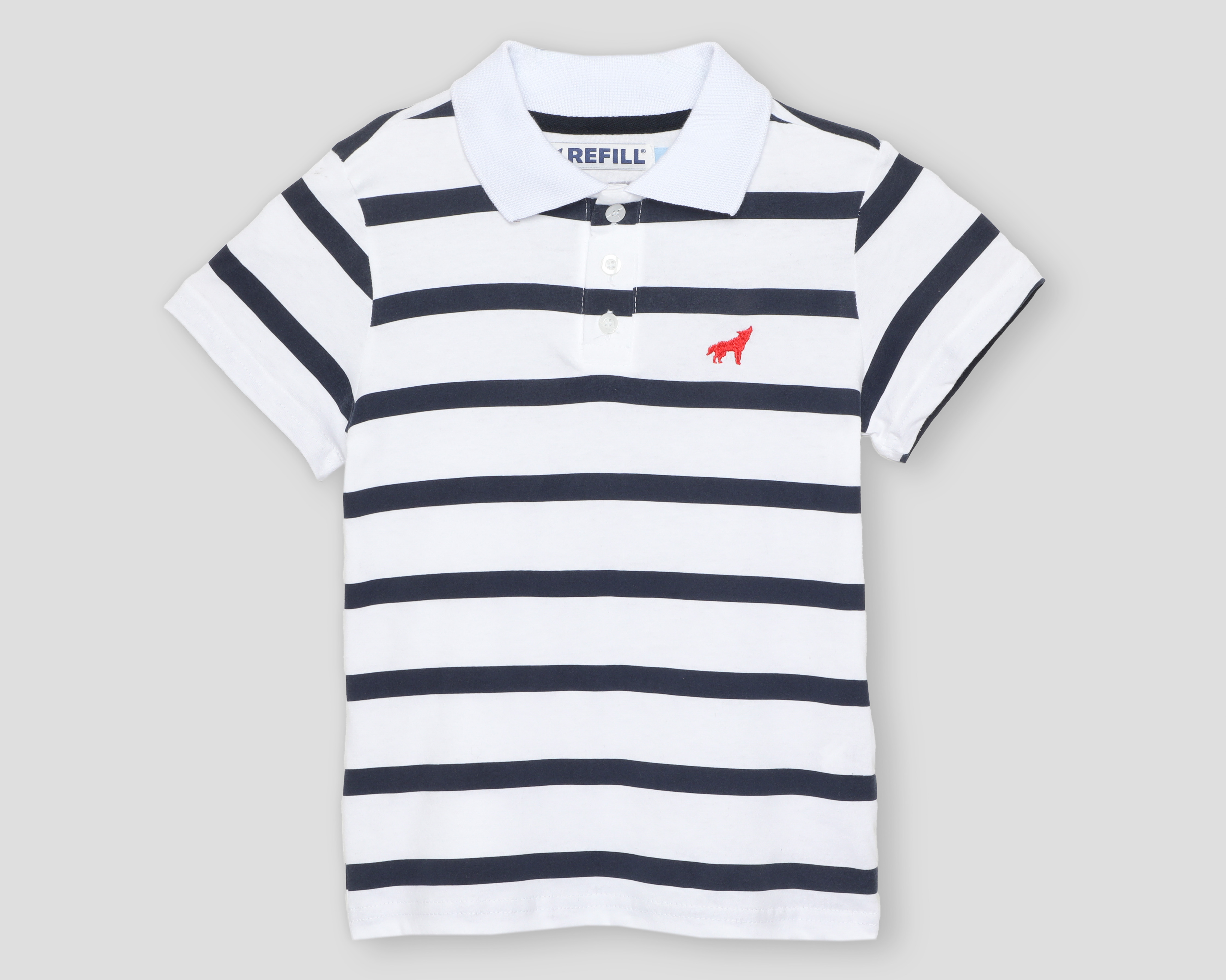 Foto 1 | Foto 1 | Playera Polo Refill Blanca para Niño