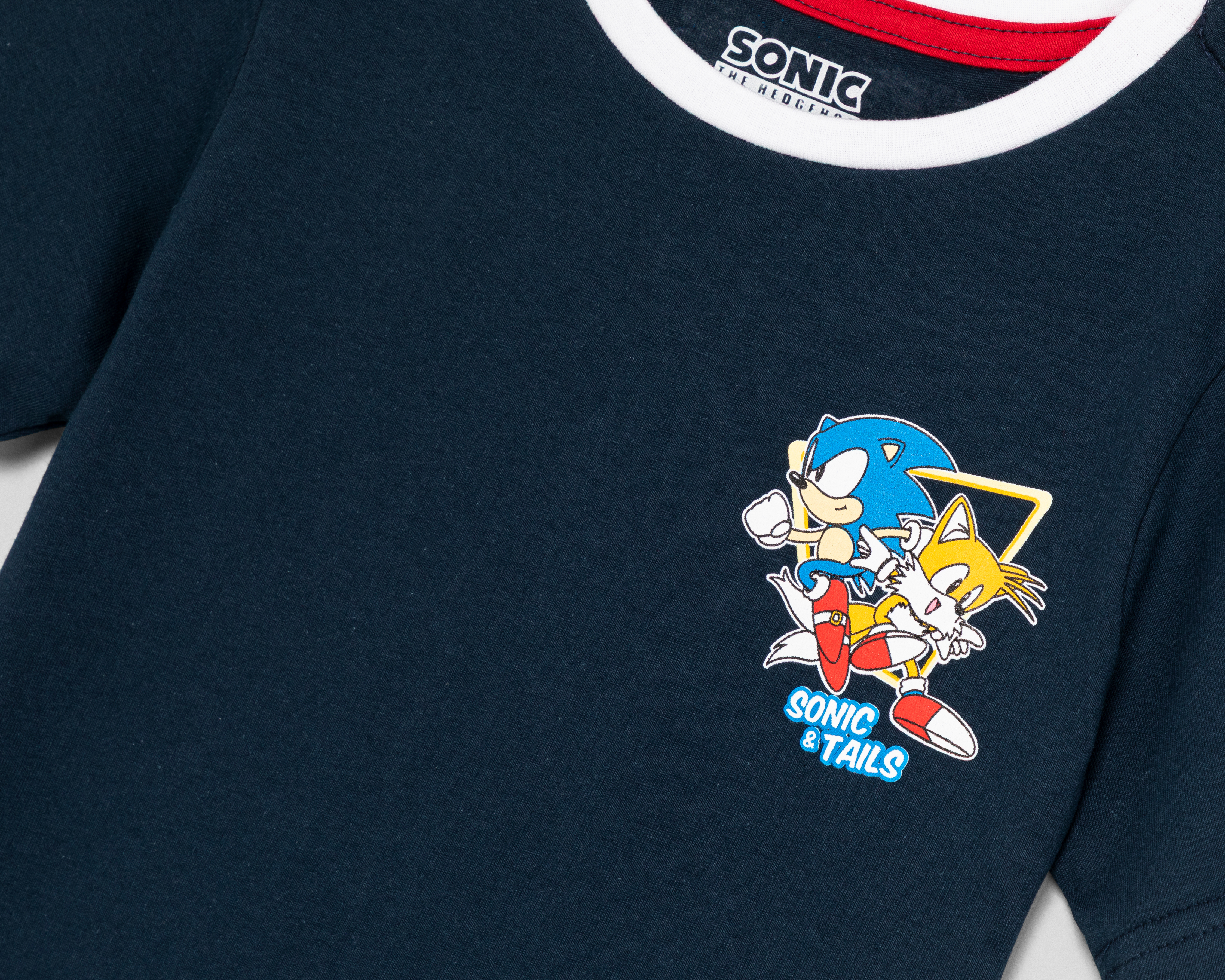 Foto 3 | Foto 3 | Playera de Cuello Redondo Azul Sonic para Niño