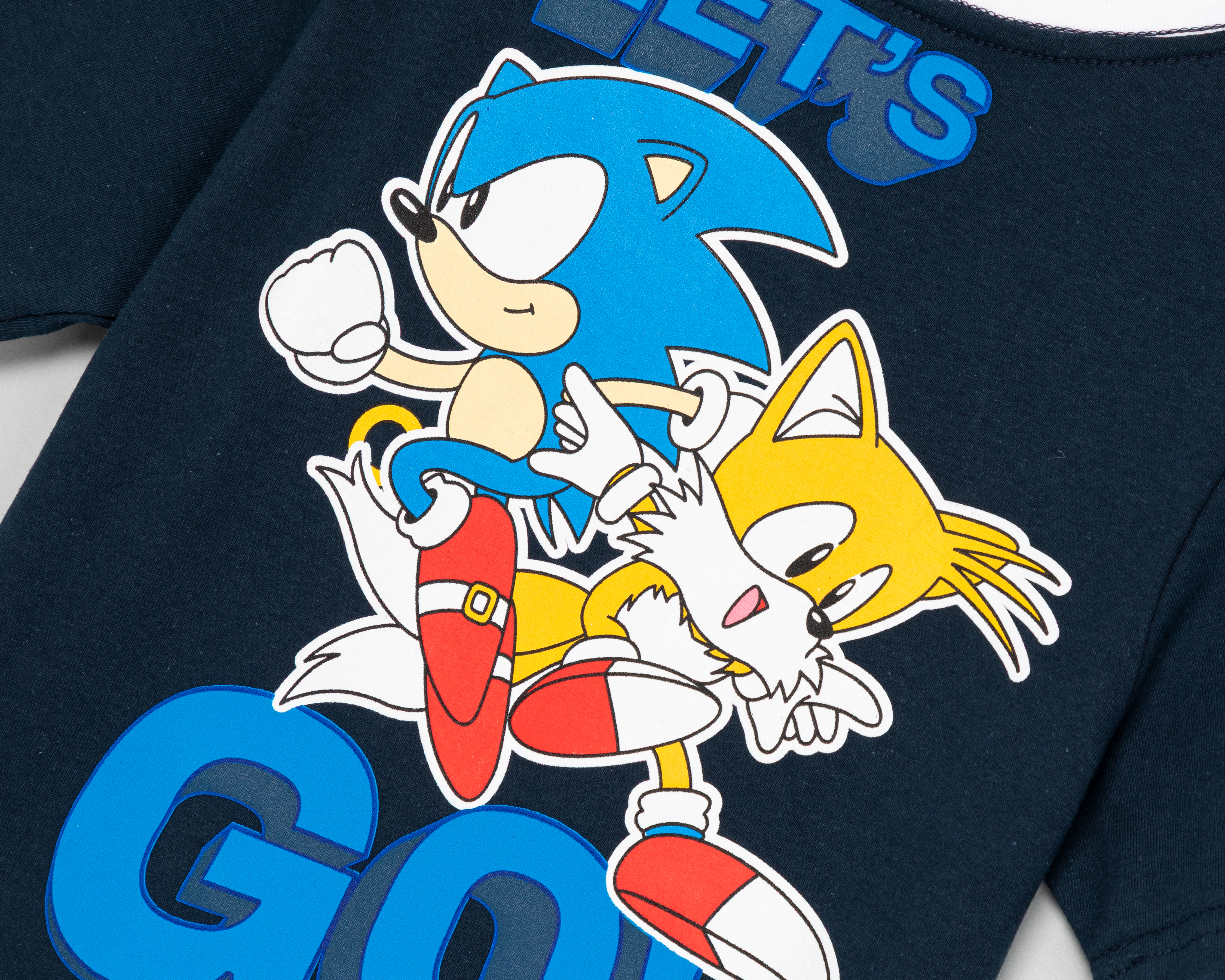 Foto 4 | Foto 4 | Playera de Cuello Redondo Azul Sonic para Niño