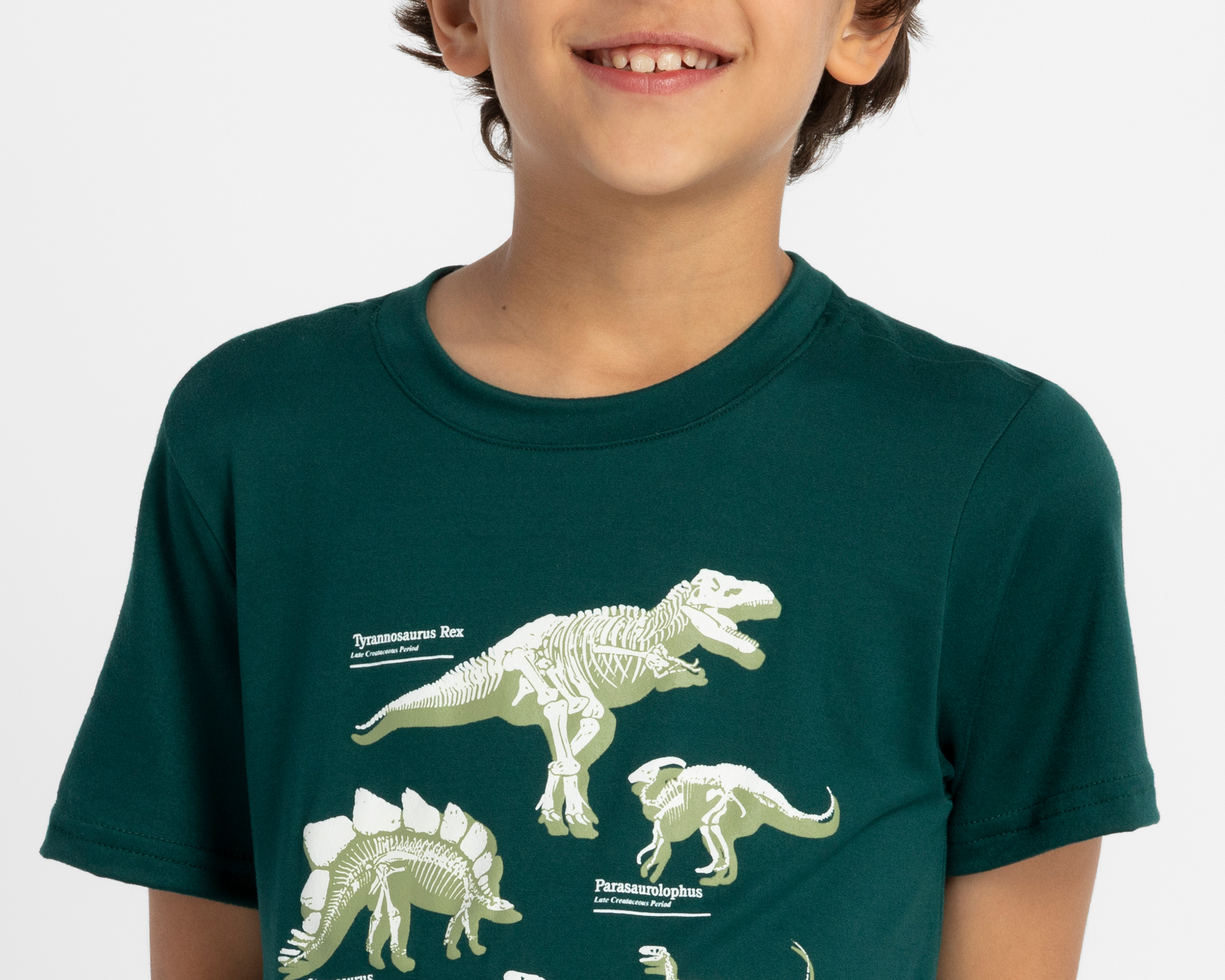 Foto 4 | Foto 4 | Playera de Cuello Redondo Verde Refill para Niño