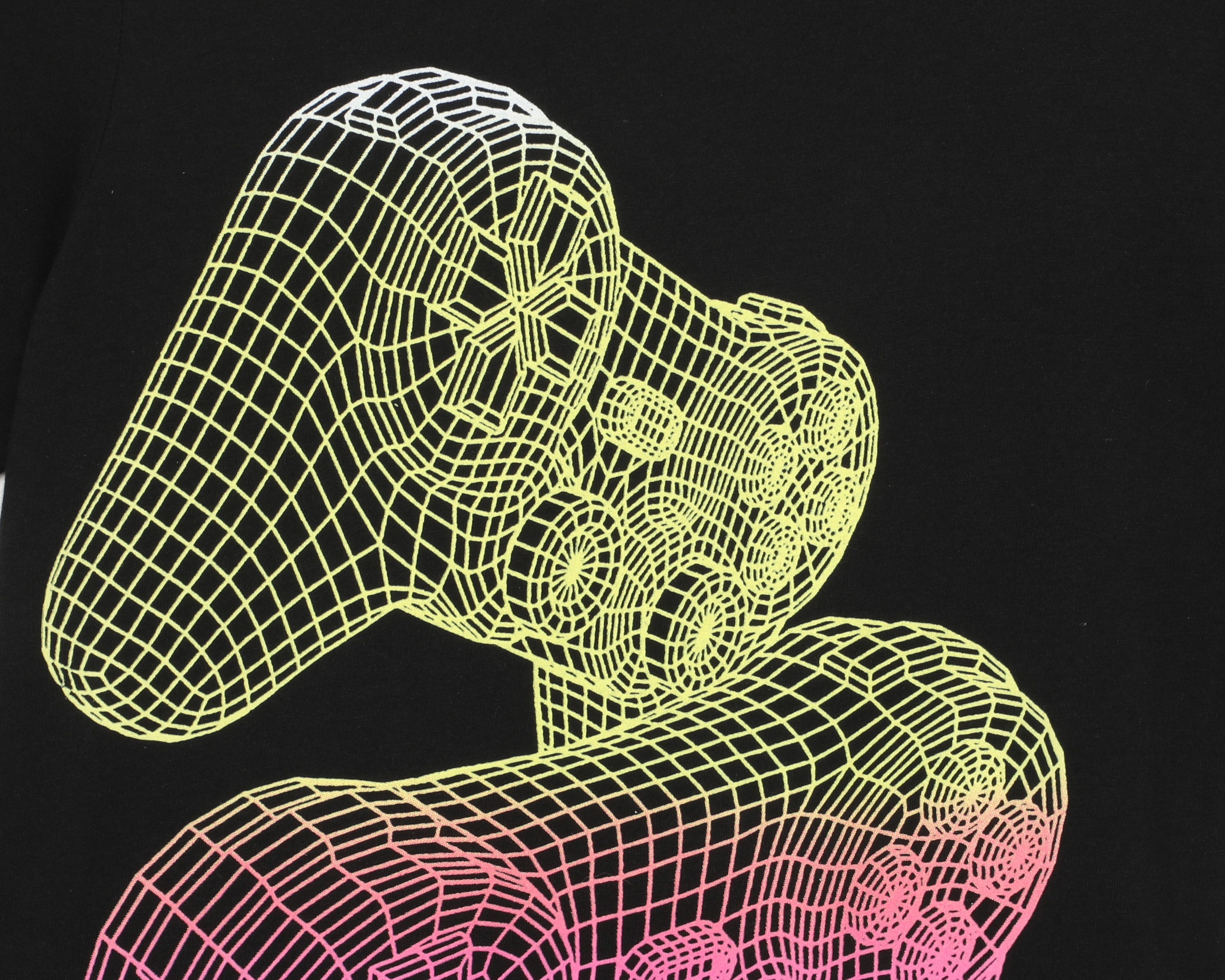 Foto 4 pulgar | Foto 3 | Playera de Cuello Redondo Negra Neo*City Juvenil