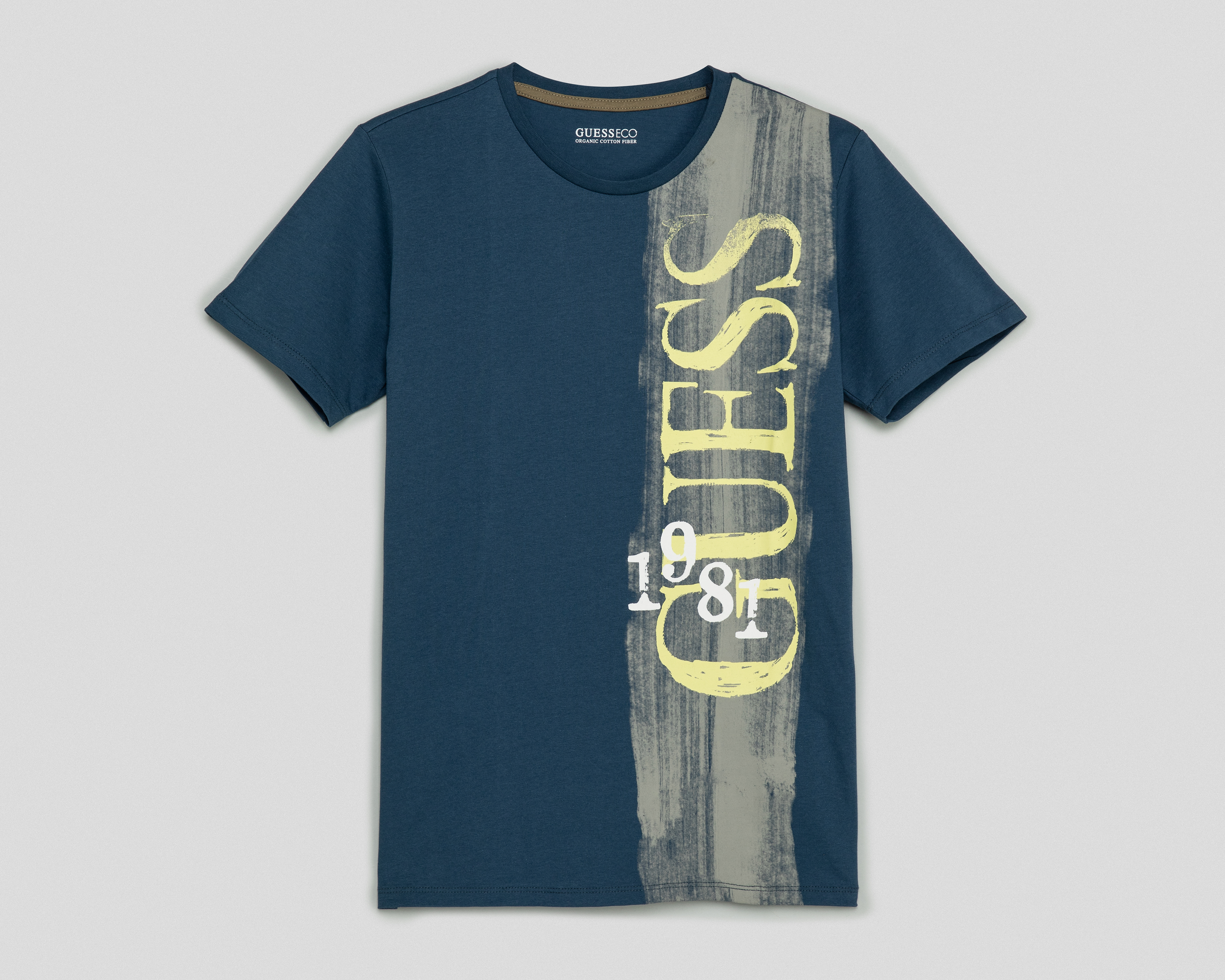 Foto 1 | Foto 1 | Playera de Cuello Redondo Azul Guess Juvenil