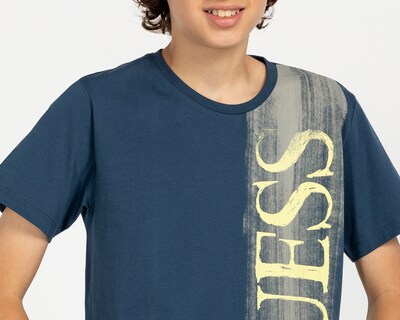 Foto 4 | Foto 4 | Playera de Cuello Redondo Azul Guess Juvenil