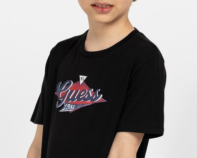 Foto 4 | Foto 4 | Playera de Cuello Redondo Negra Guess Juvenil