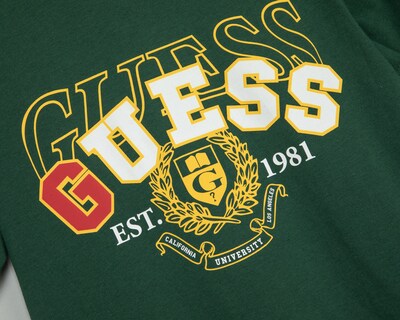 Foto 3 | Foto 3 | Playera de Cuello Redondo Verde Guess Juvenil