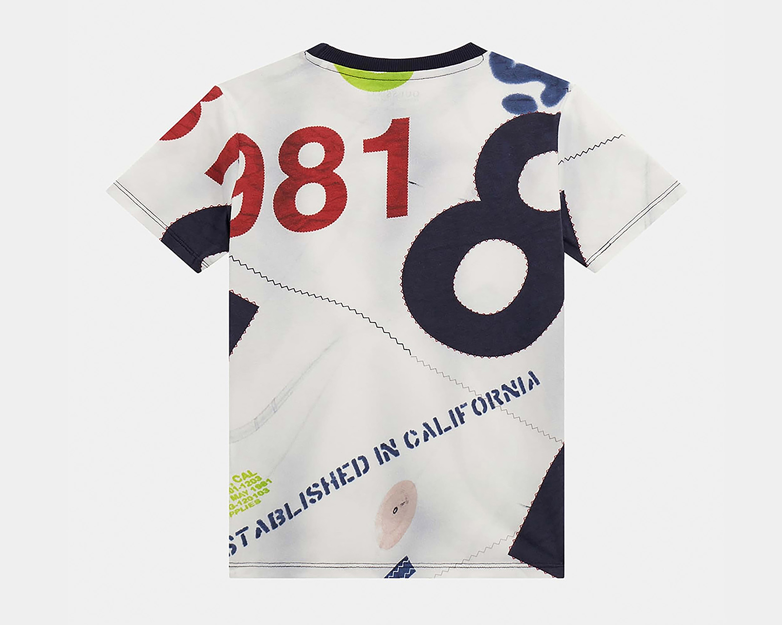 Foto 3 pulgar | Foto 2 | Playera de Cuello Redondo Blanca Guess Juvenil