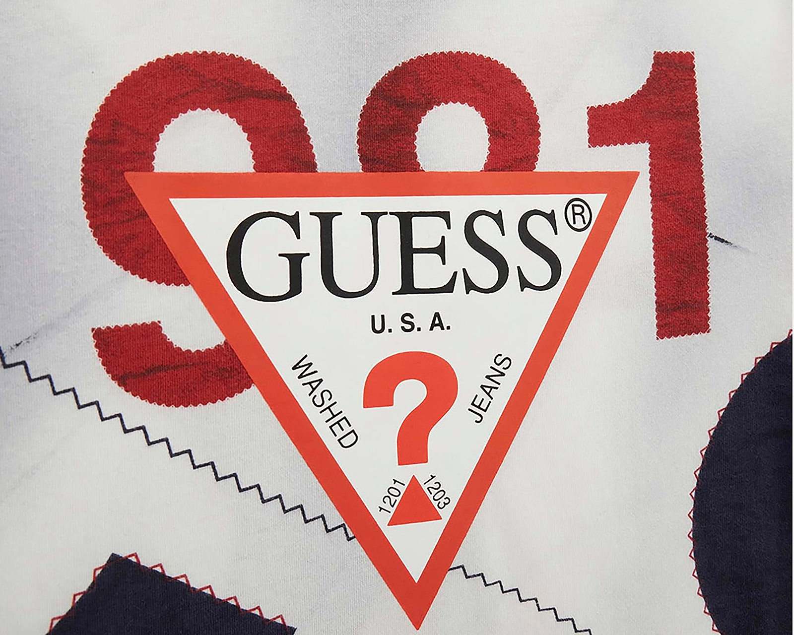 Foto 4 pulgar | Foto 3 | Playera de Cuello Redondo Blanca Guess Juvenil