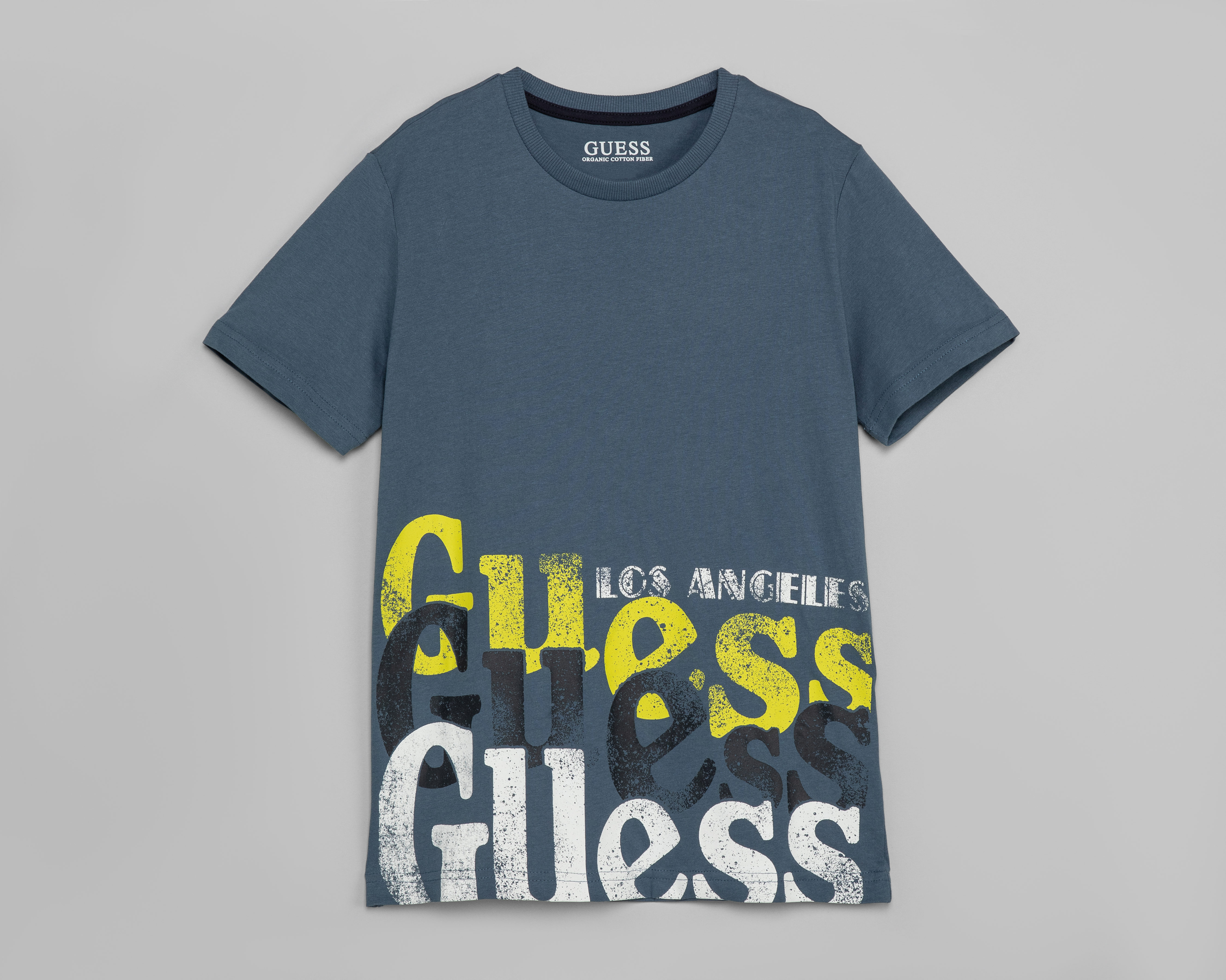 Playera de Cuello Redondo Azul Guess Juvenil