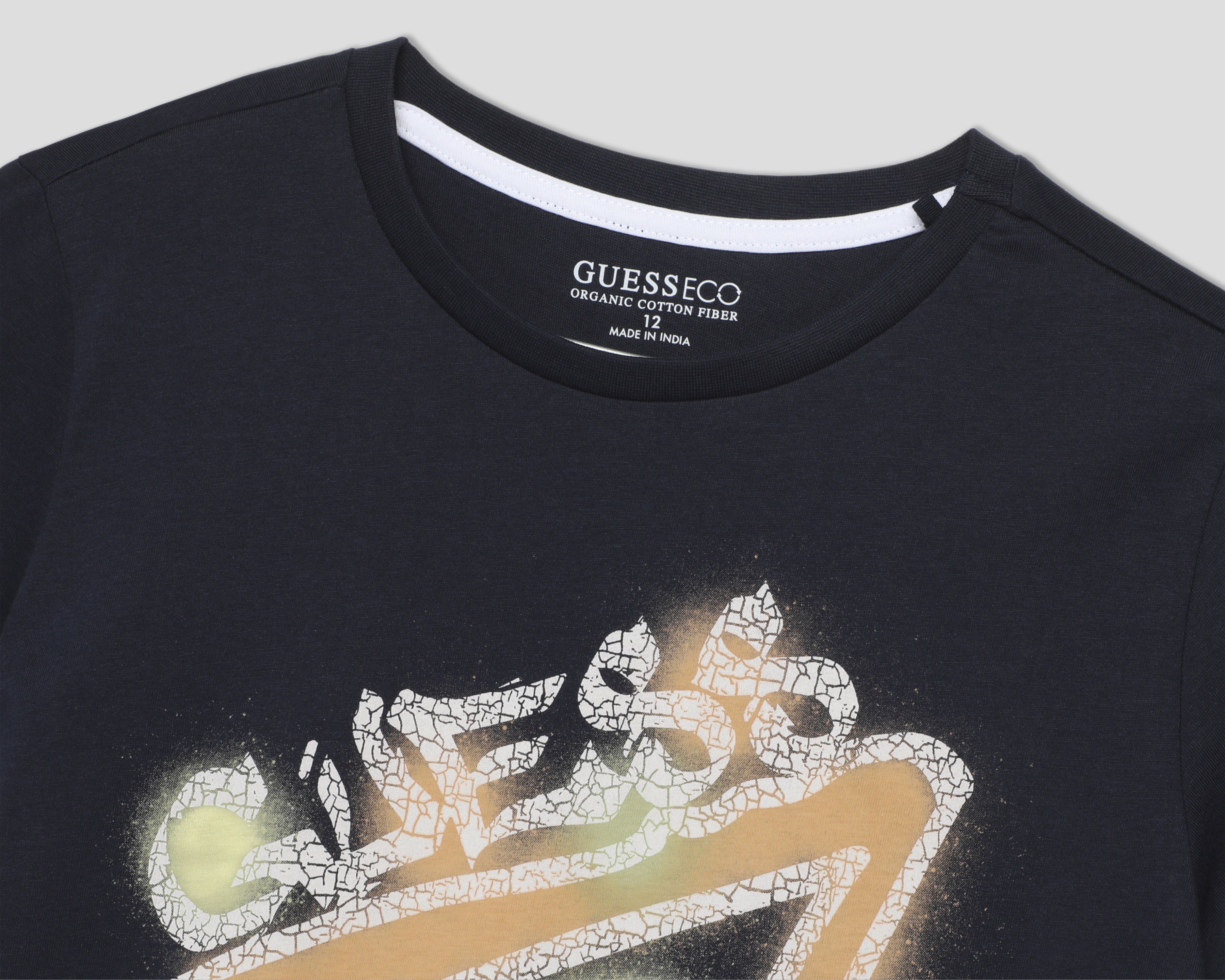 Foto 3 | Foto 3 | Playera de Cuello Redondo Azul Guess Juvenil