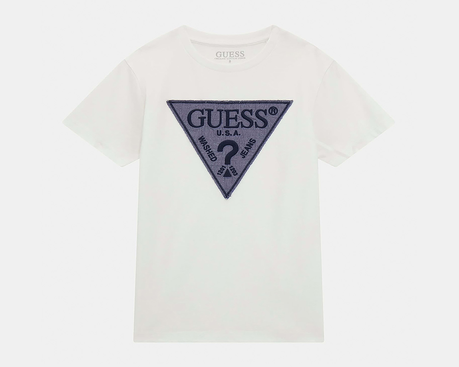 Foto 1 | Foto 1 | Playera de Cuello Redondo Blanca Guess Juvenil