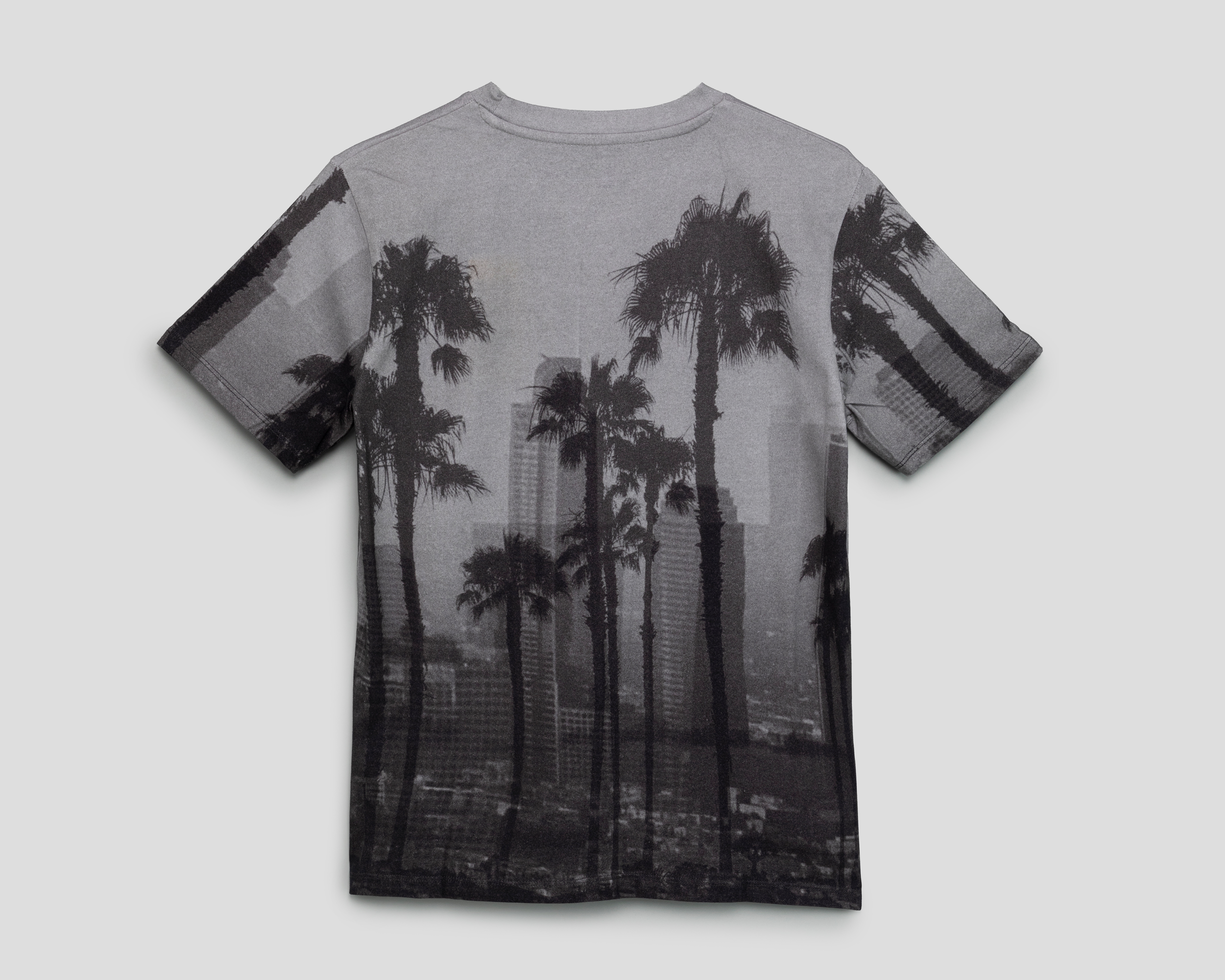 Foto 2 | Foto 2 | Playera de Cuello Redondo Gris Guess Juvenil