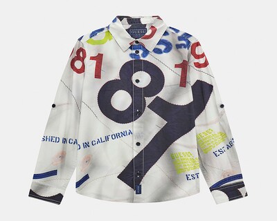 Foto 1 | Foto 1 | Camisa de Manga Larga Guess Juvenil