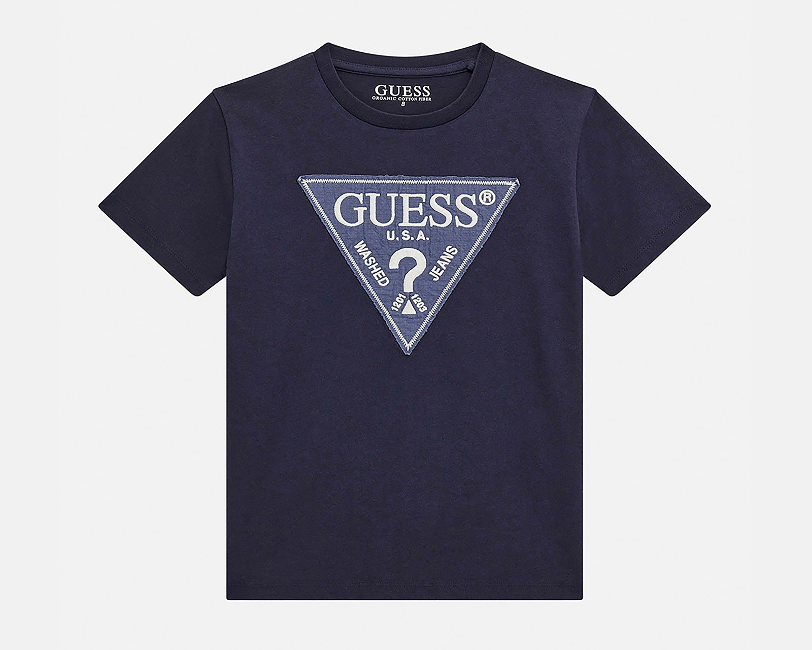 Foto 3 | Foto 3 | Playera de Cuello Redondo Azul Marino Guess Juvenil