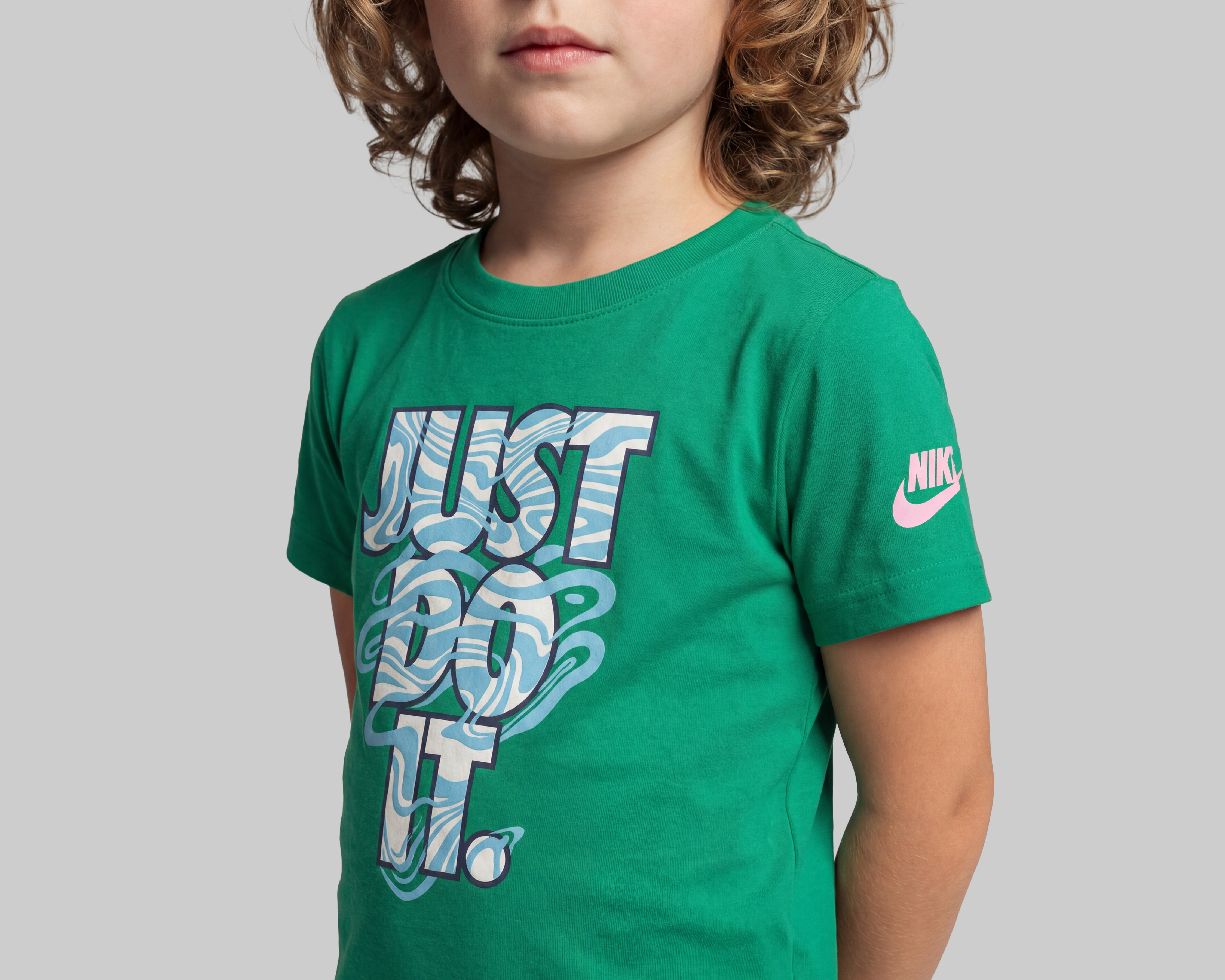 Foto 4 | Foto 4 | Playera Deportiva Nike Just Do It Waves para Niño