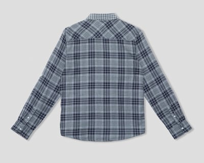 Foto 2 | Foto 2 | Camisa de Cuello Americano Gris Guess Juvenil