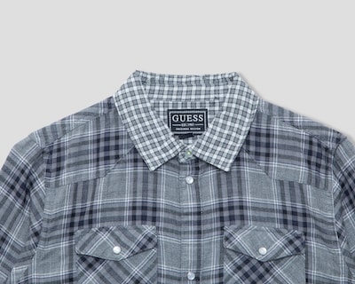 Foto 3 | Foto 3 | Camisa de Cuello Americano Gris Guess Juvenil