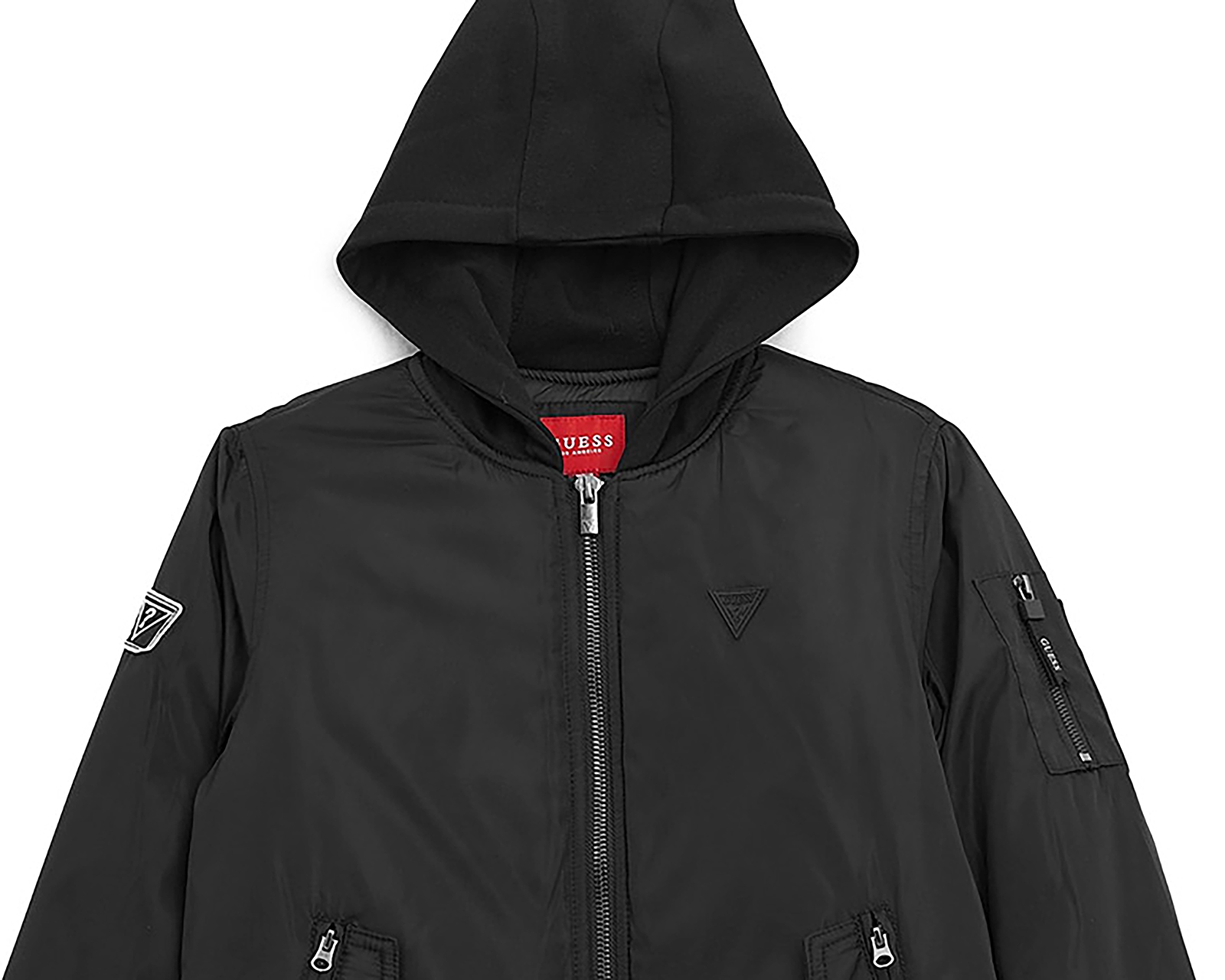 Foto 4 pulgar | Foto 3 | Chamarra con Capucha Guess Juvenil